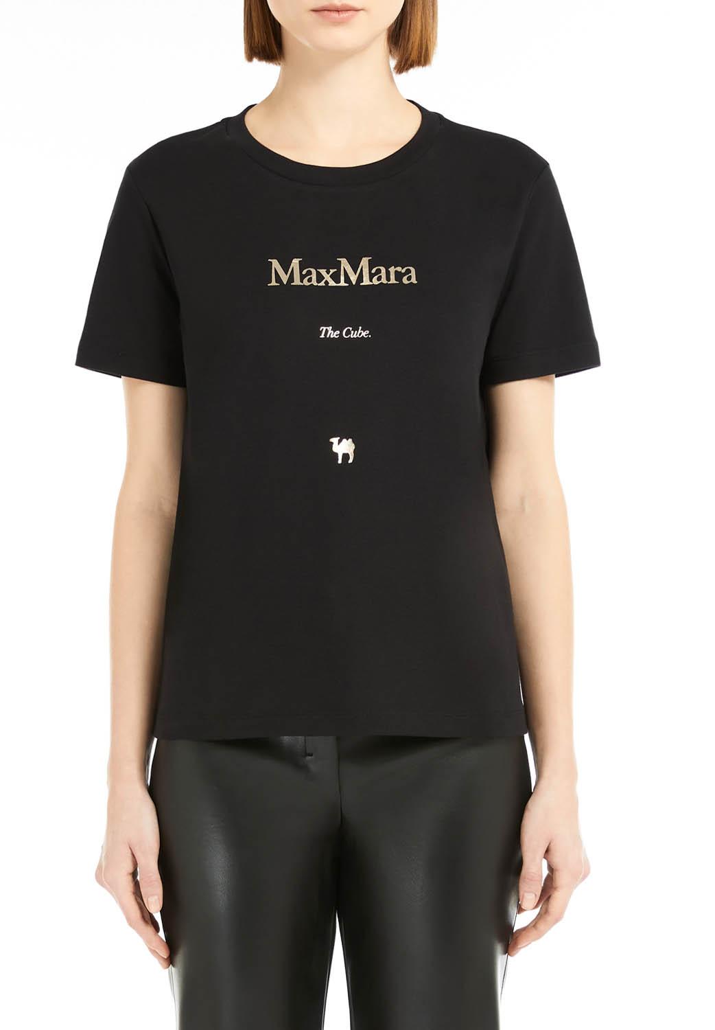  Max Mara T-shirt Quieto Black Woman - 2