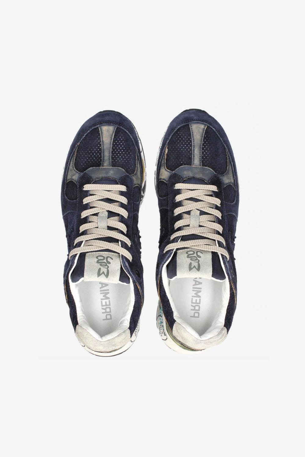  Premiata Sneakers Mase Navy Uomo - 4