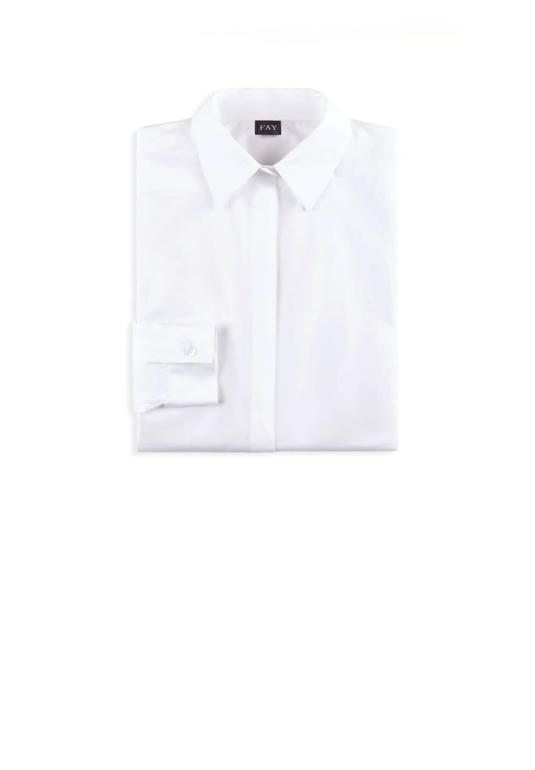  Fay Camicia Slim Bianco Woman - 1