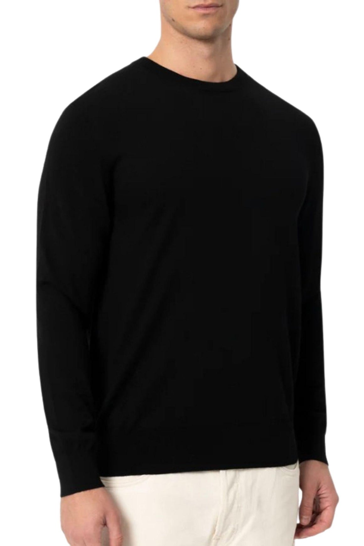  Mc2 Maglione Girocollo Regent Nero Uomo - 2