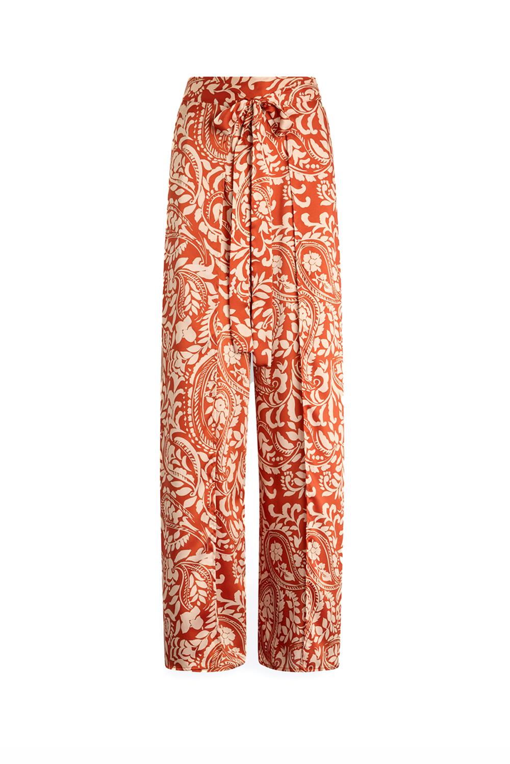  Liu Jo Pantaloni In Twill Terracotta Woman - 1