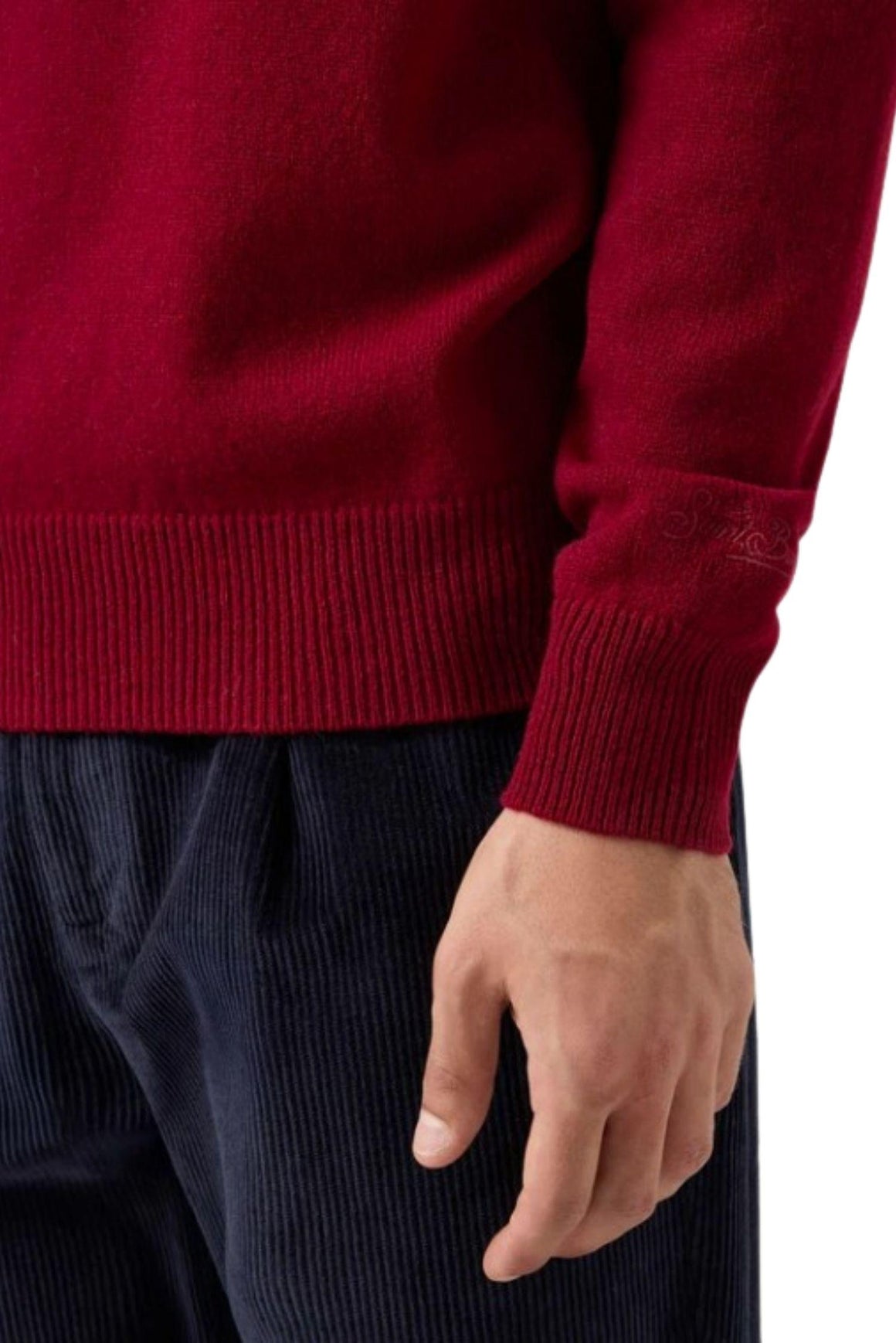  Mc2 Maglione Girocollo Regent Bordeaux<br/> Uomo - 3
