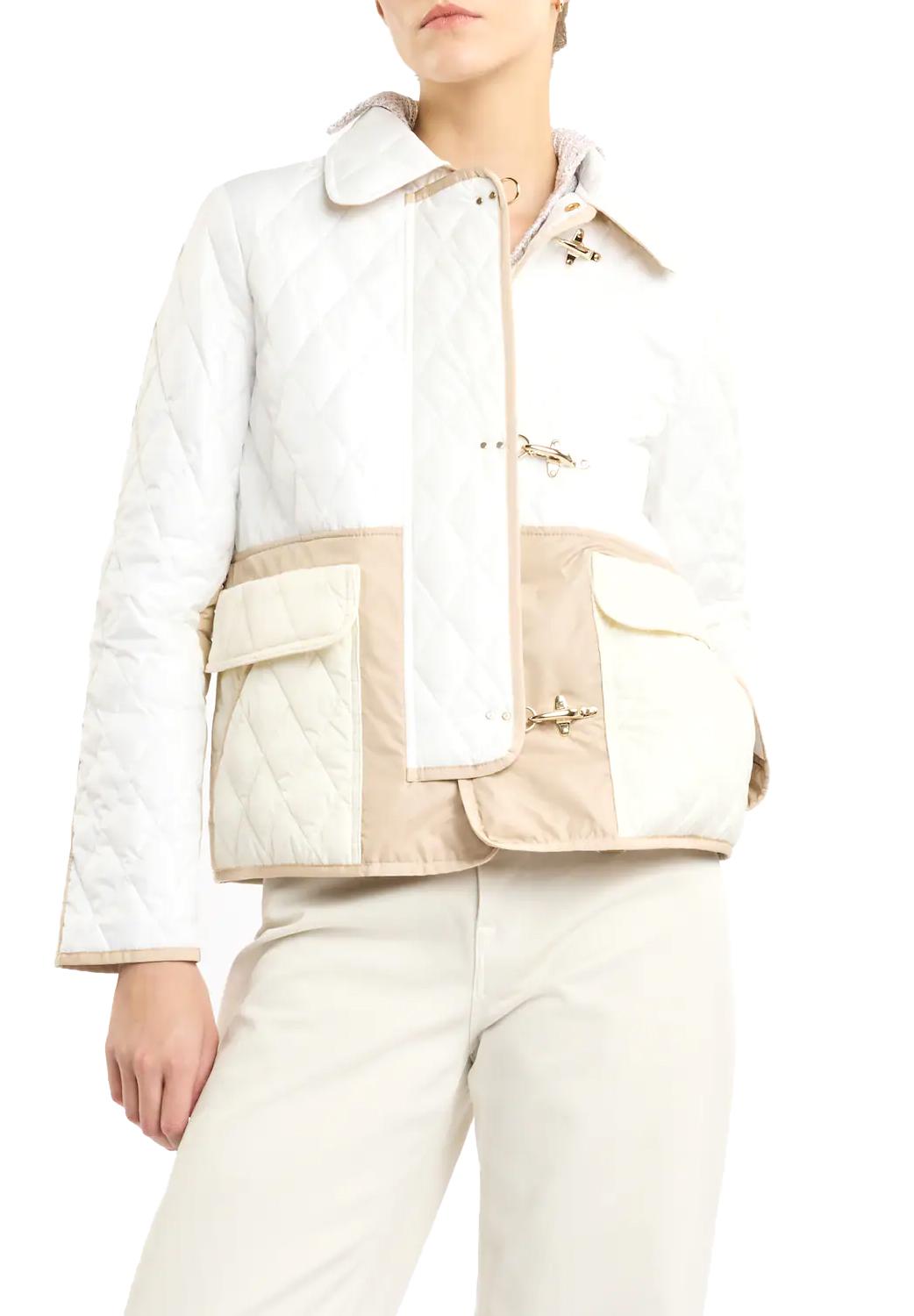  Fay 3 Ganci In Nylon Beige Woman - 2