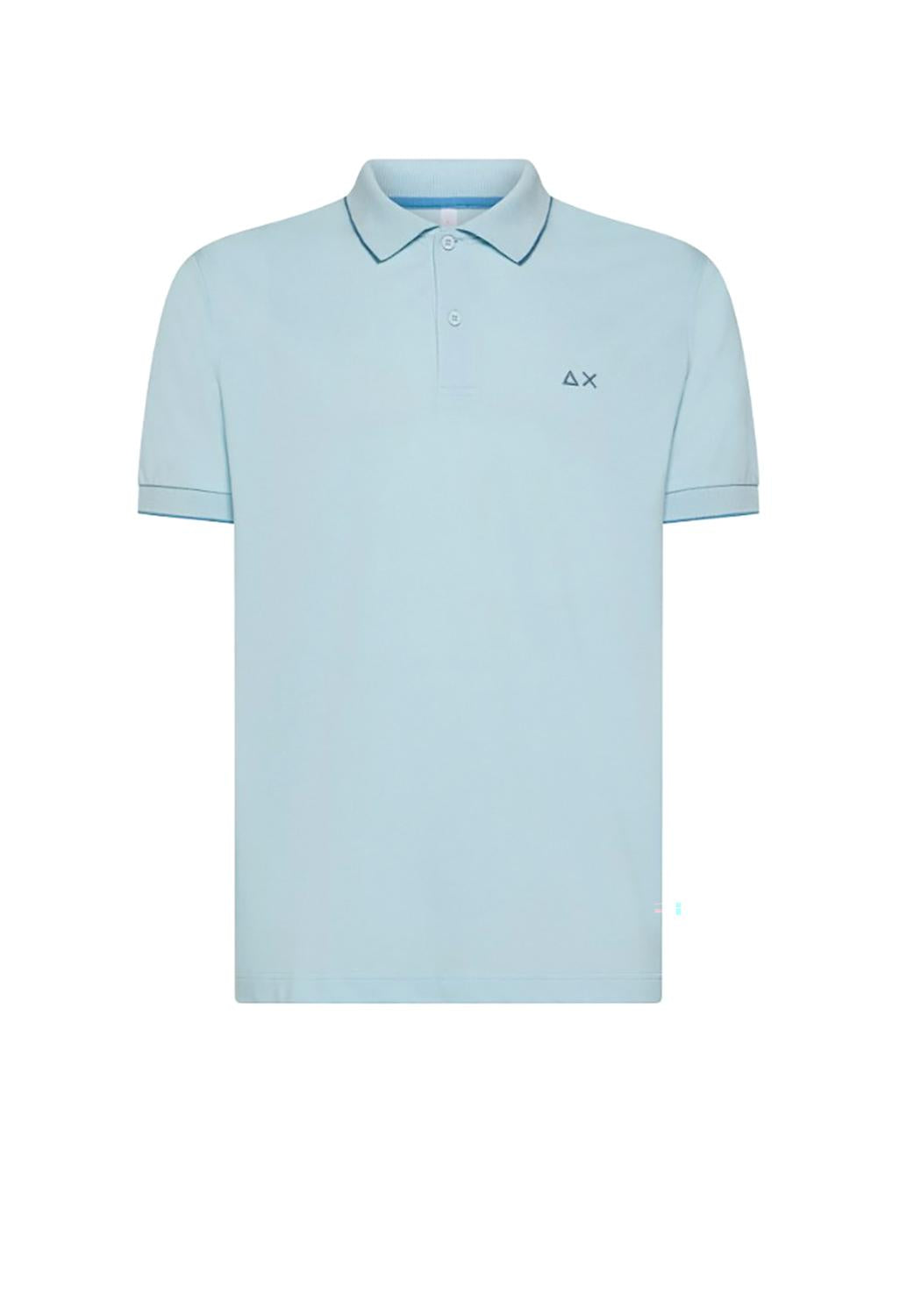  Sun 68 Polo Pique' Azzurro Uomo - 1