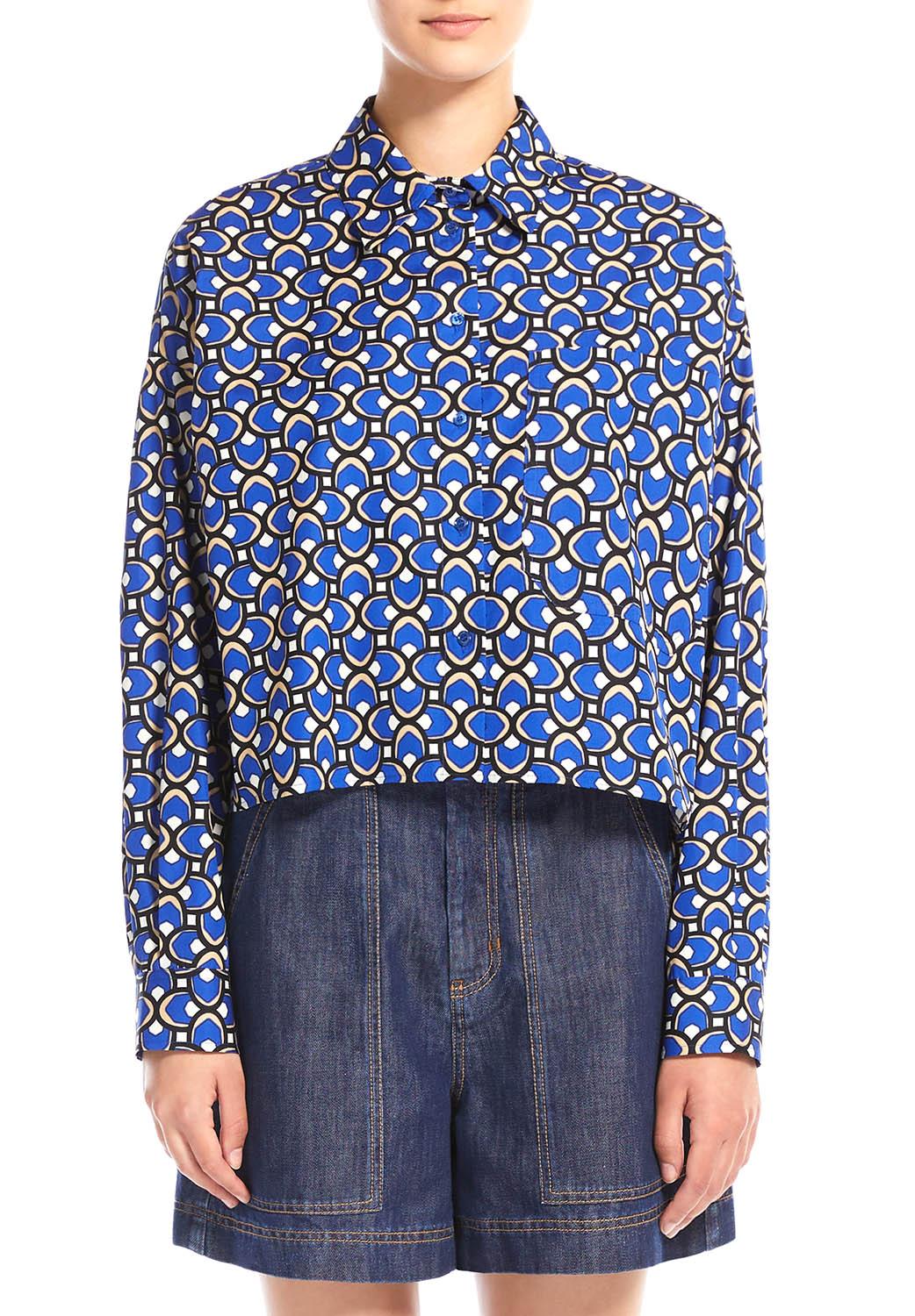  Max Mara Camicia Ragtime Blu Woman - 2