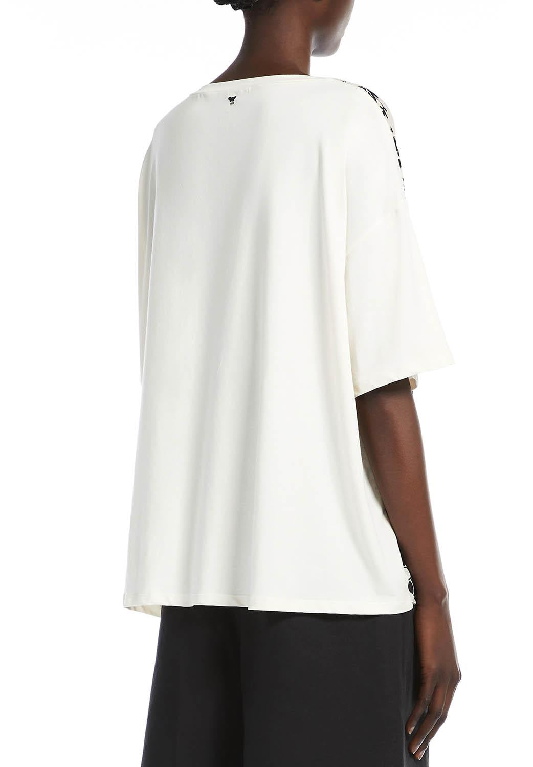  Max Mara Top Pampas Ivory Woman - 4