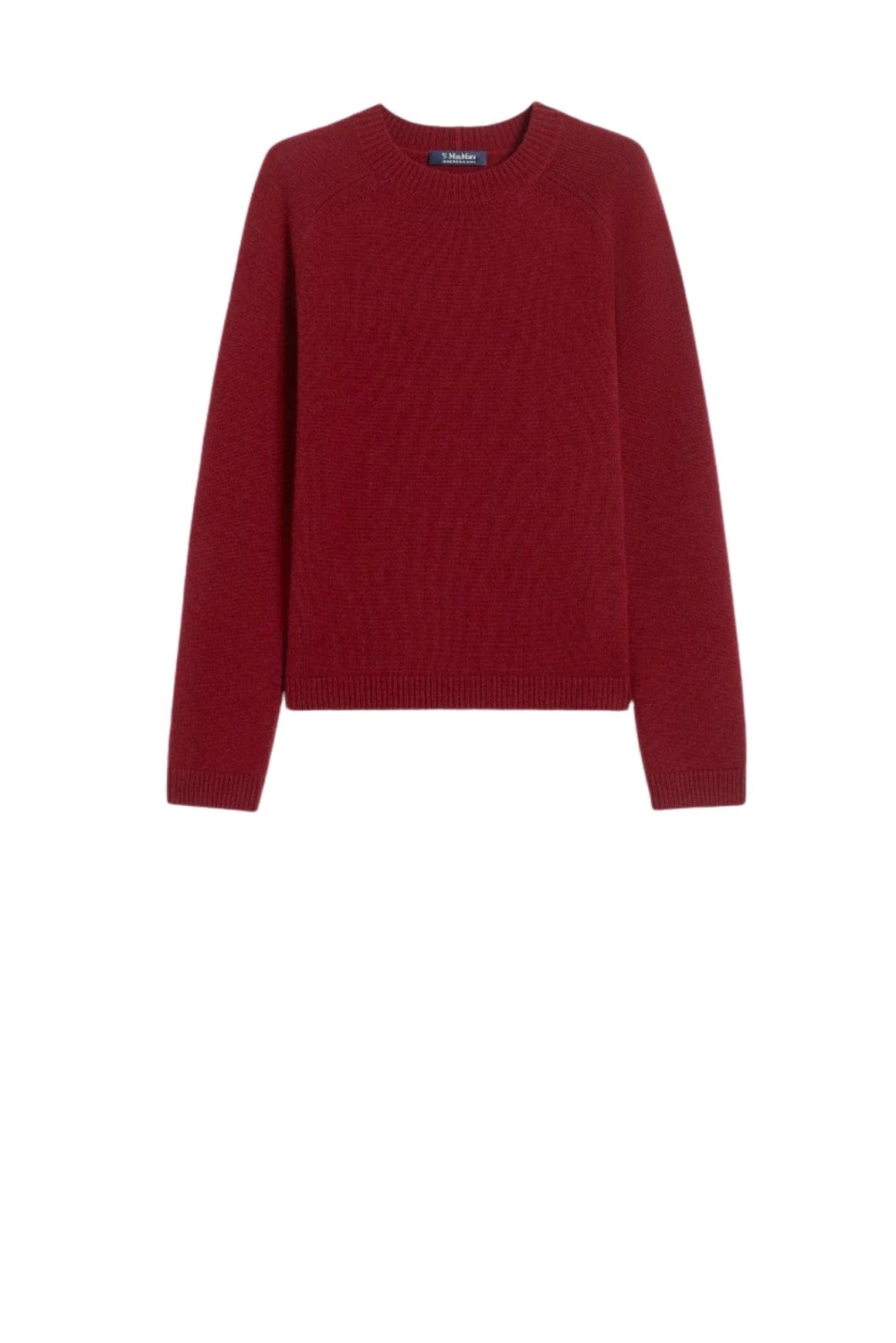  Max Mara Maglione Damasco Lana Cashmere Rosso Woman - 1