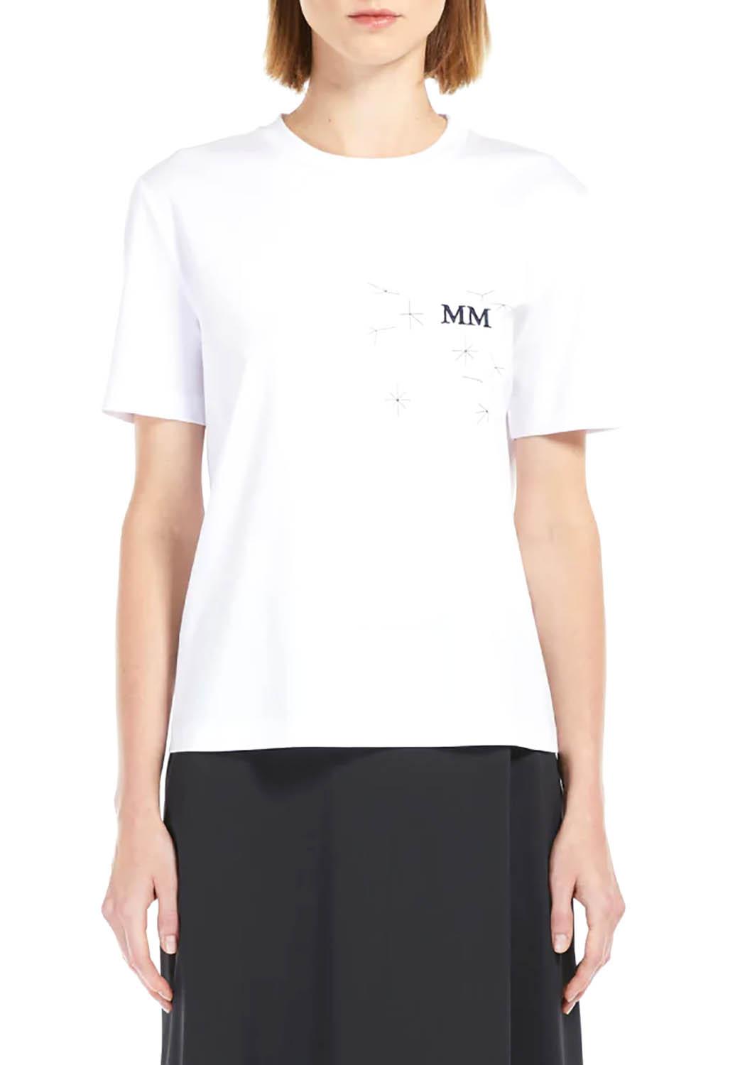  Max Mara T-shirt Opunzia White Woman - 2