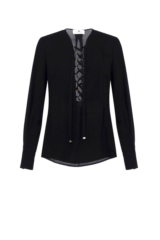 Elisabetta Franchi Blusa in georgette