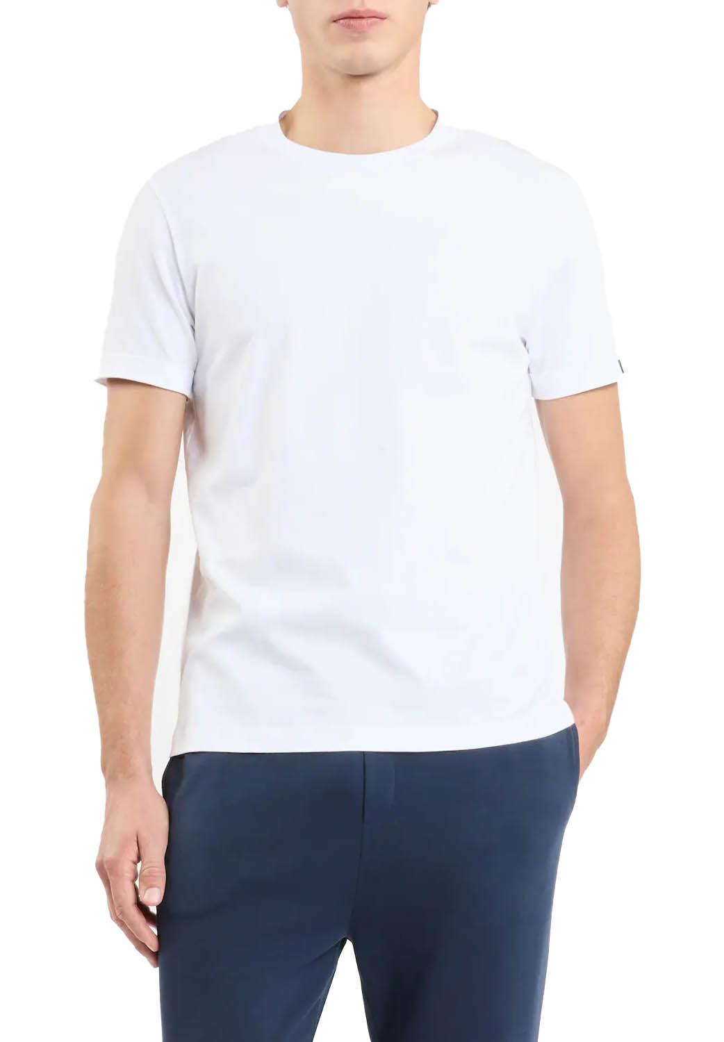  Fay T-shirt In Cotone Bianco Uomo - 2