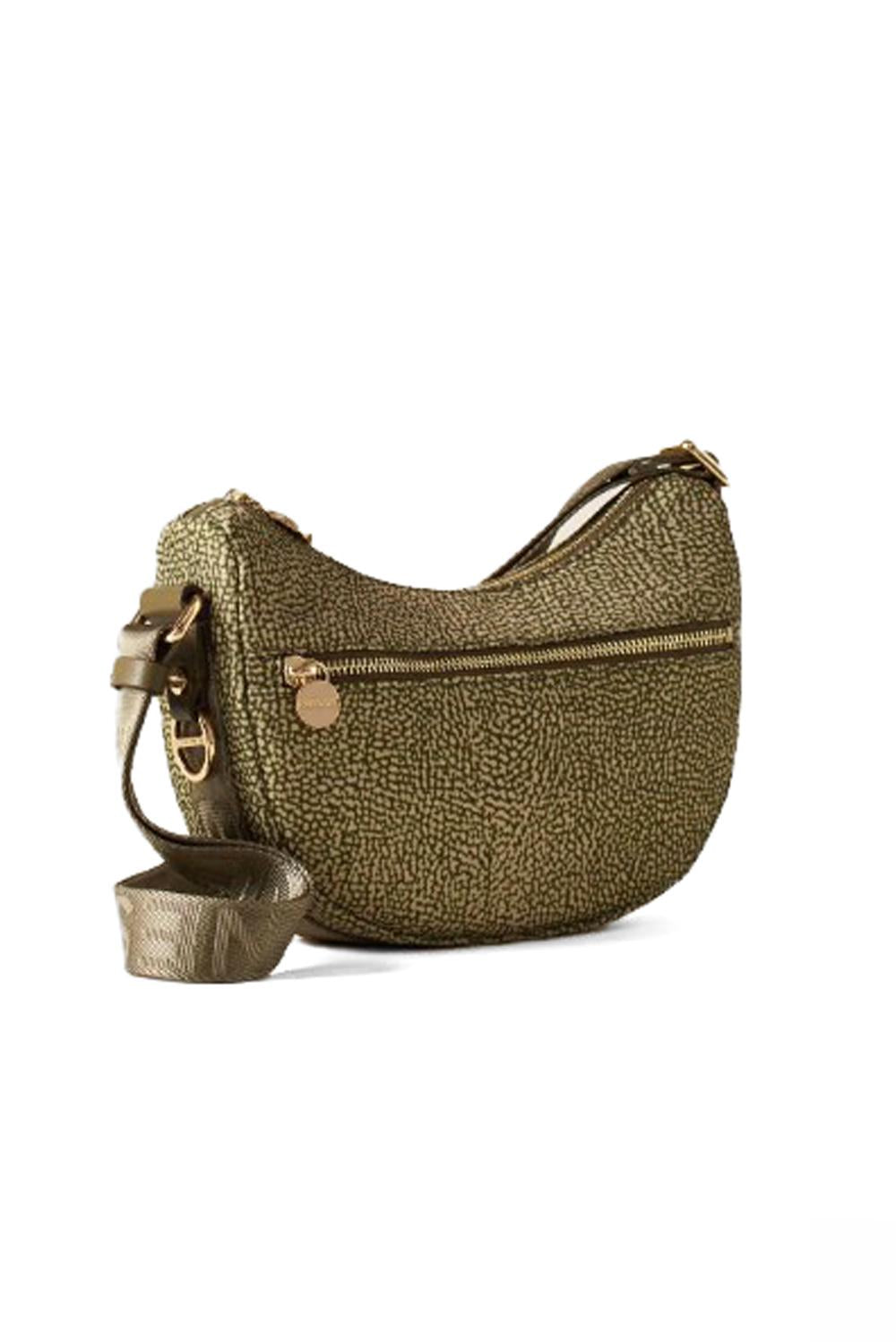  Borbonese Eco Line Luna Bag Mini Olive Woman - 2