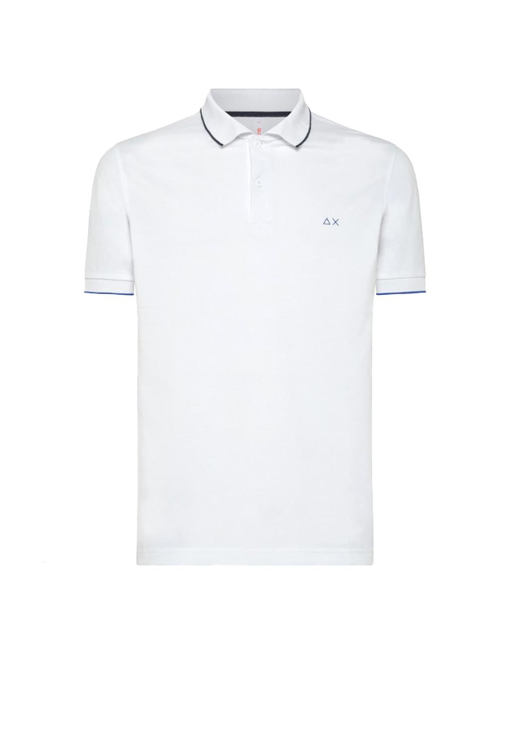  Sun 68 Polo Pique' Bianco Uomo - 1