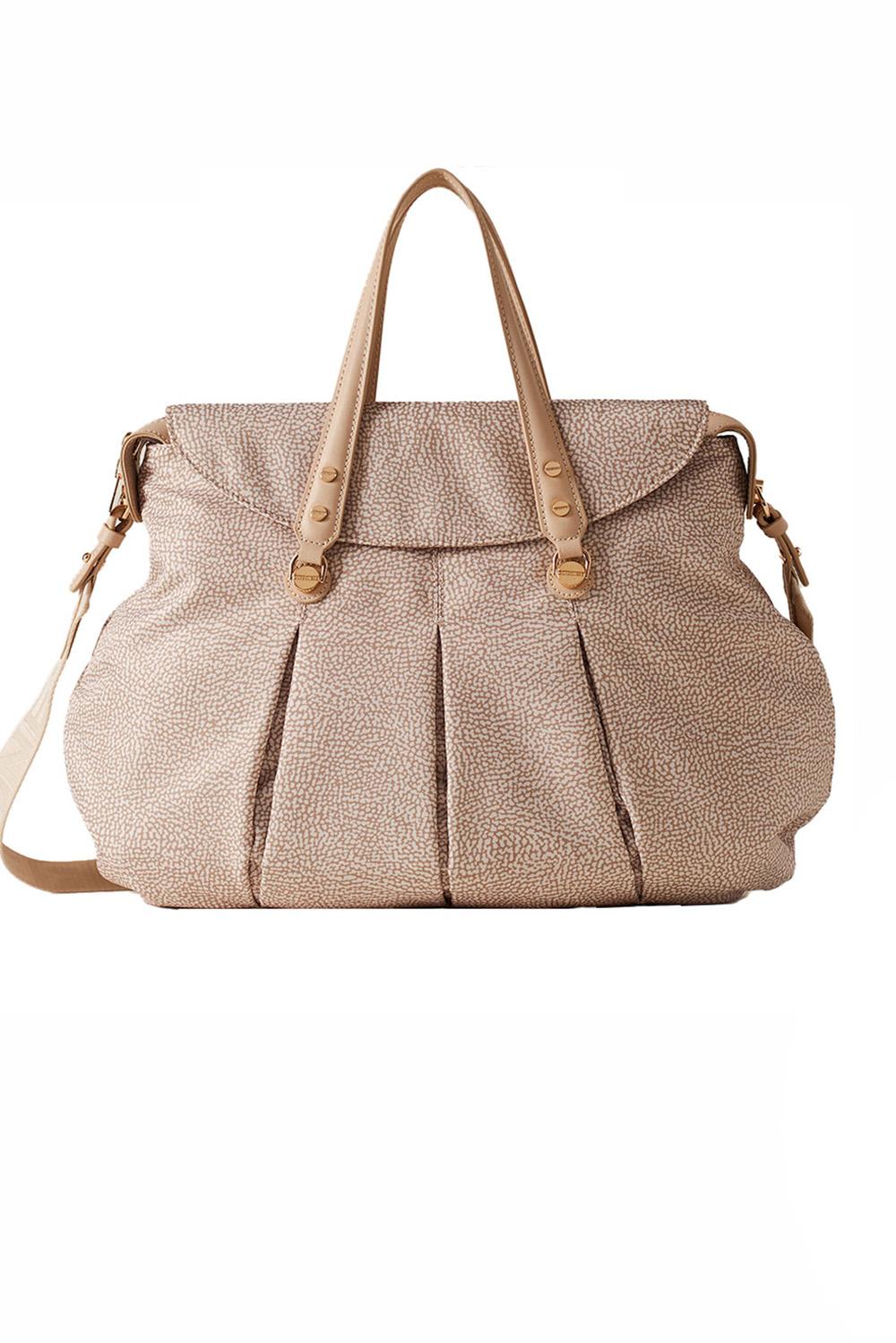  Borbonese Croissant Shopper Large Sabbia Woman - 1