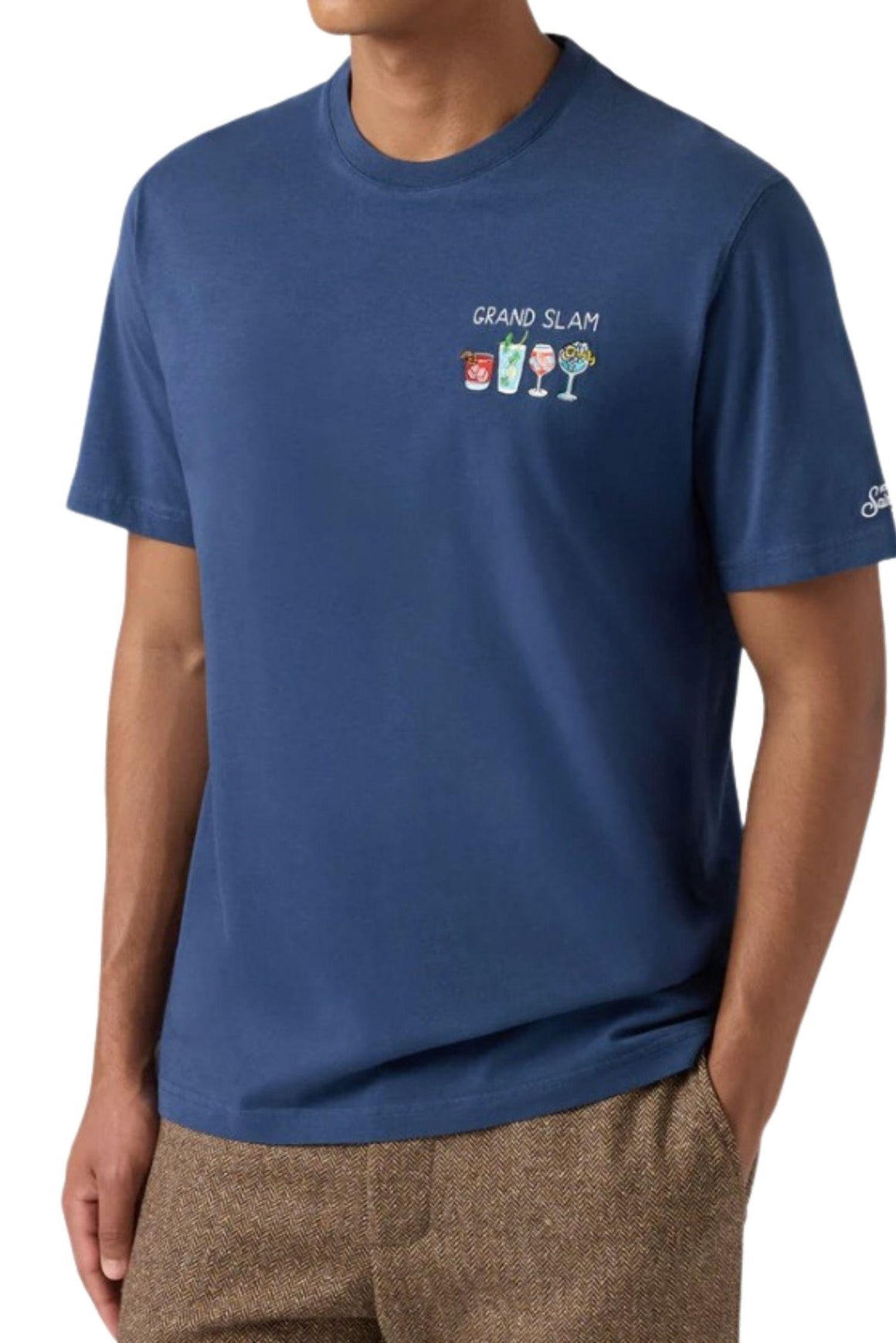  Mc2 T-shirt Arnott In Cotone Bl Uomo - 2