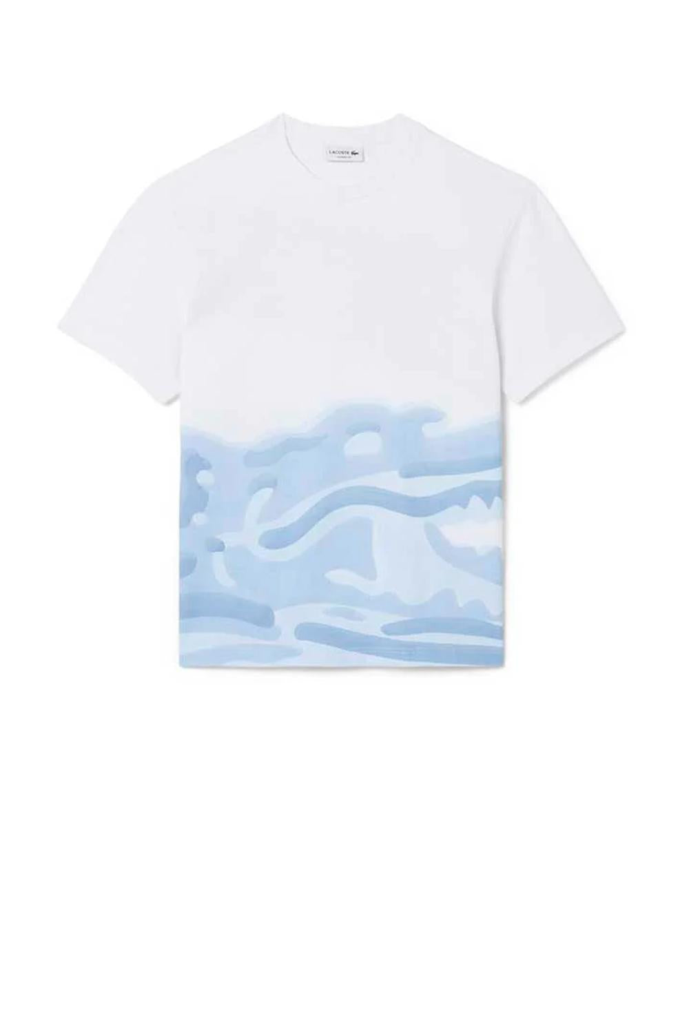  Lacoste T-shirt Cotone Stampata Uomo - 1