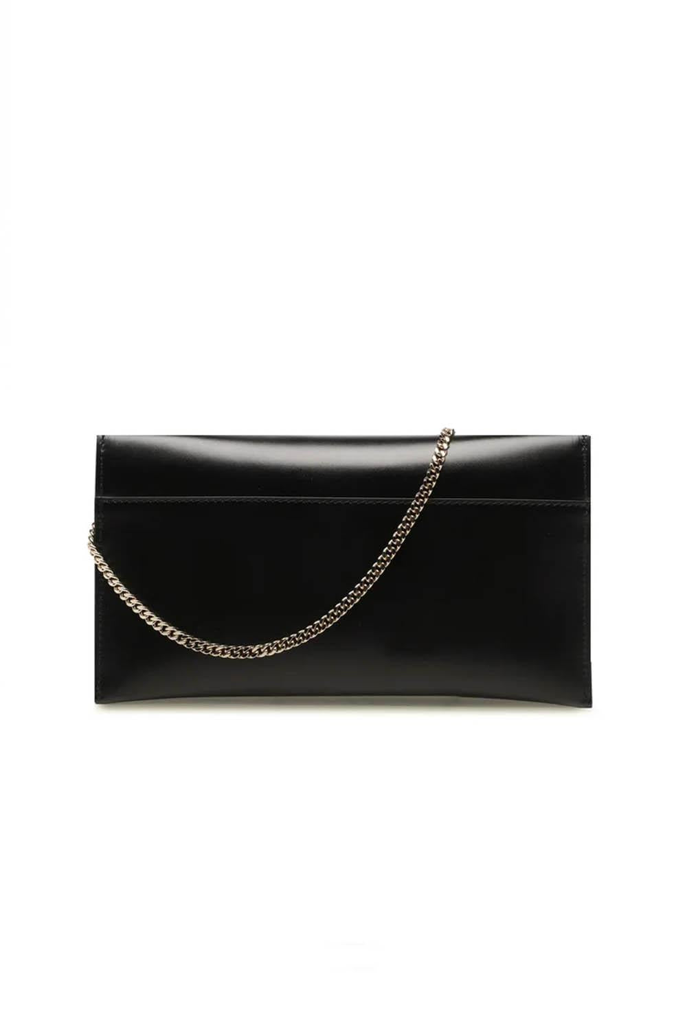  Patrizia Pepe Pochette Con Tracolla Black Gold Woman - 5