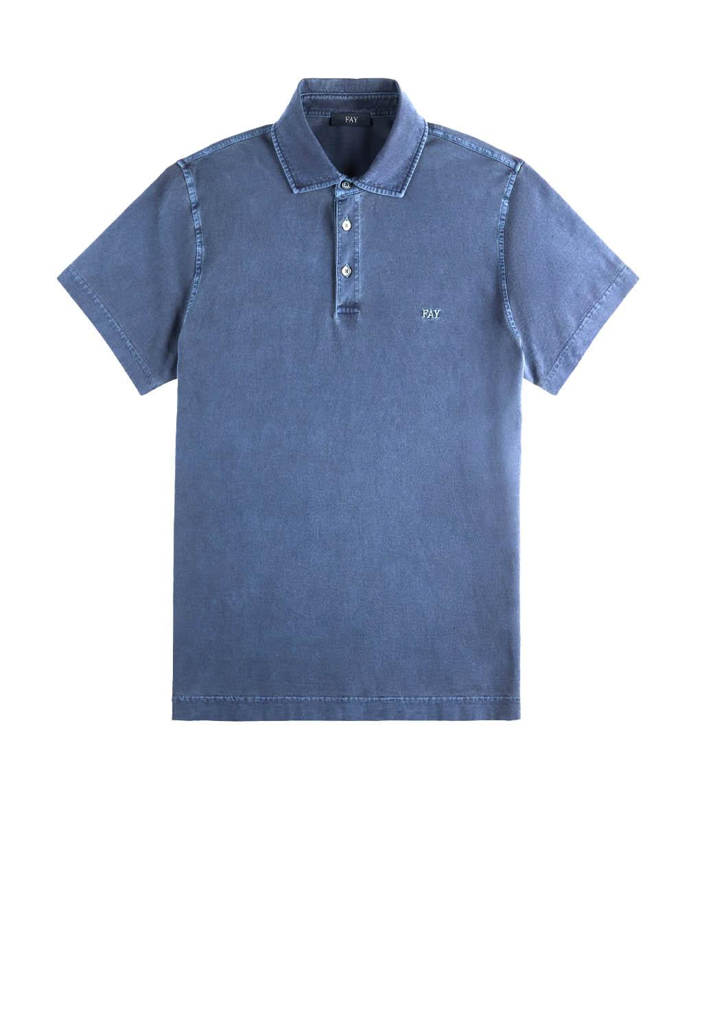  Fay Polo In Jersey Baltic Uomo - 1