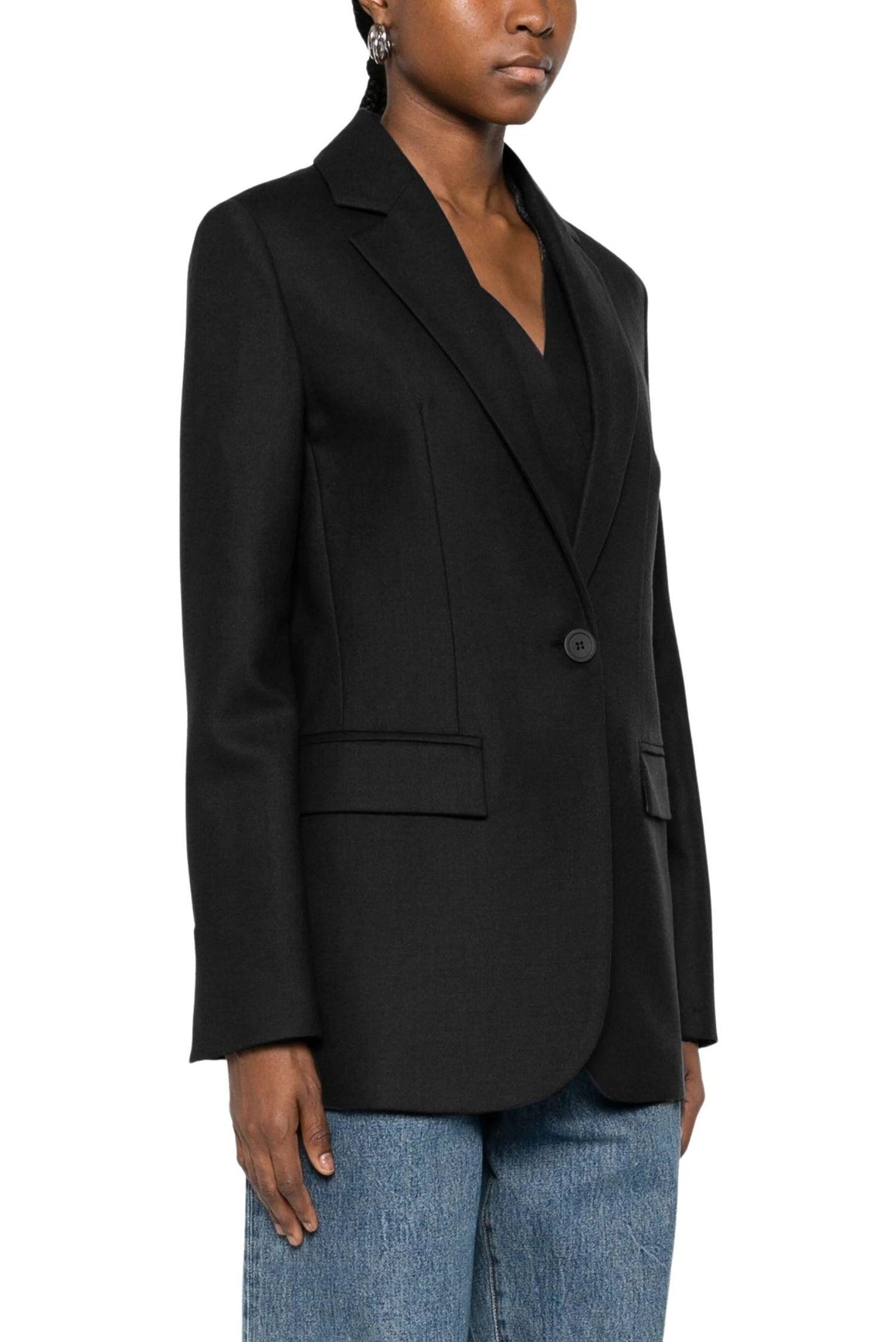  Semicouture Giacca Blazer Monopetto Nero Woman - 3