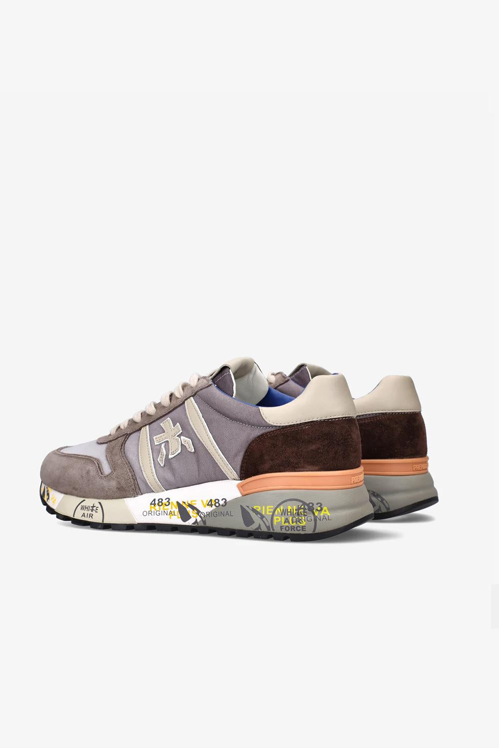  Premiata Lander Sneakers Chalk Uomo - 3