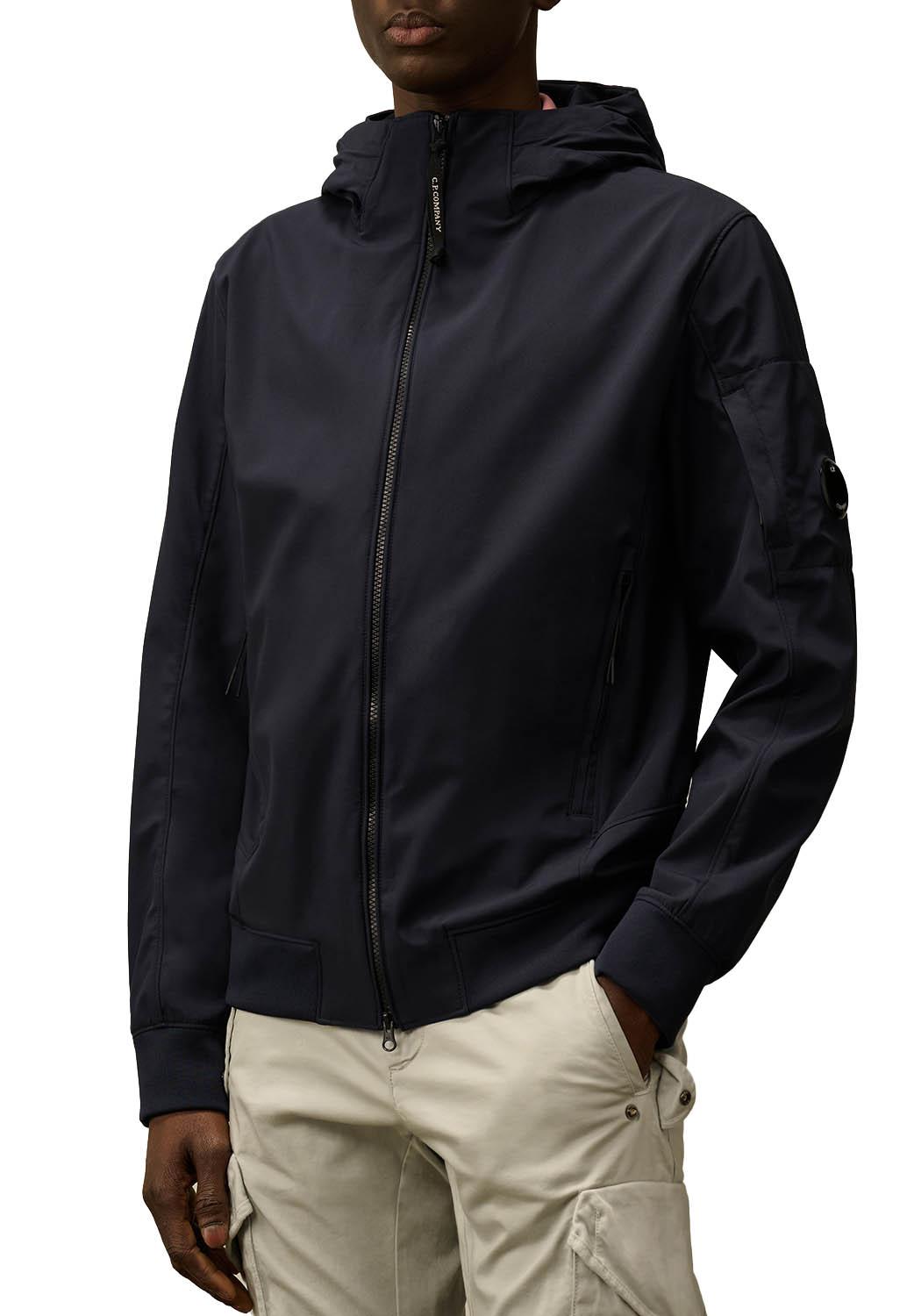  Cp Company Shell-r Hooded Jacket Total Eclipse Uomo - 2