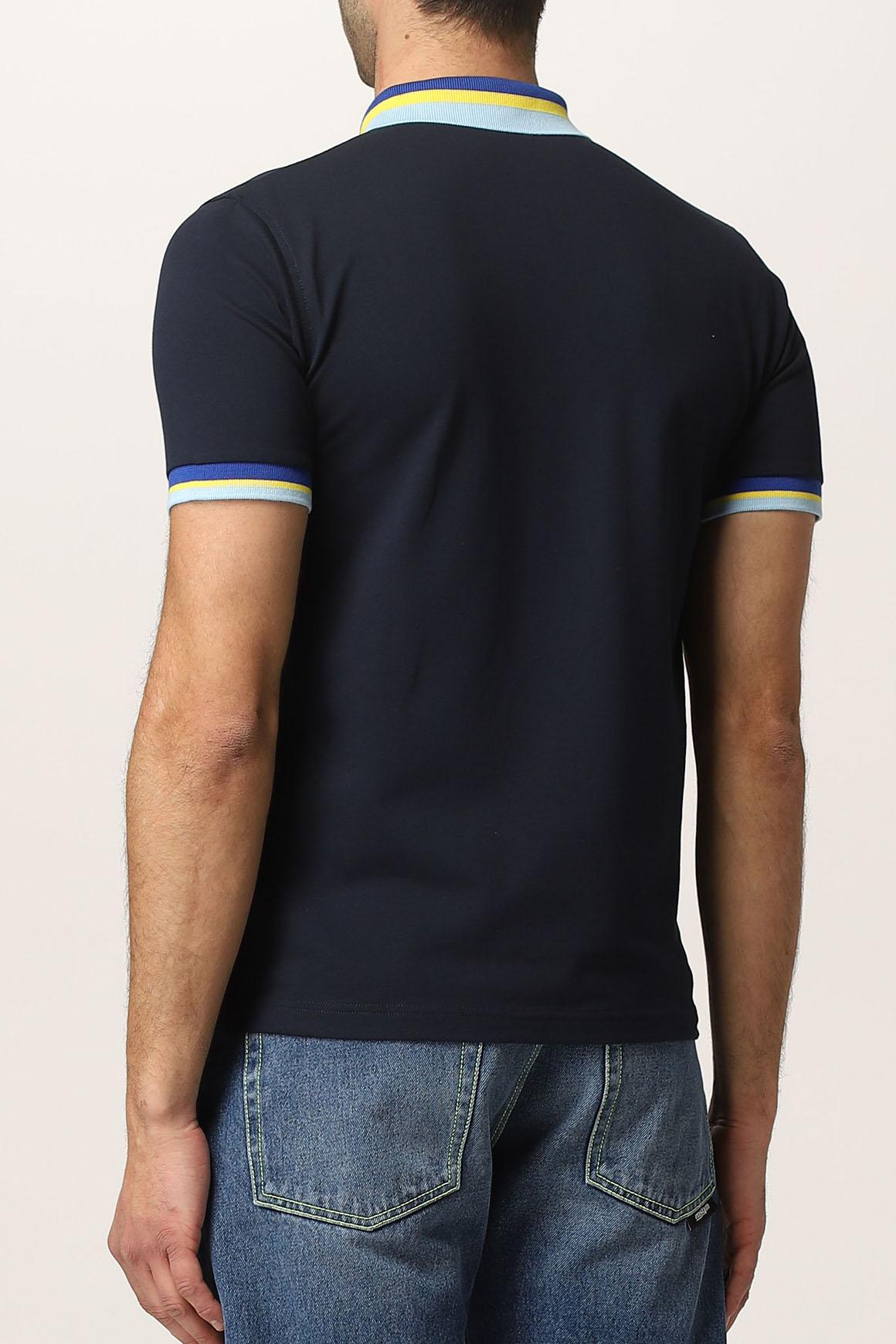  Sun 68 Polo Pique' Navy Uomo - 2