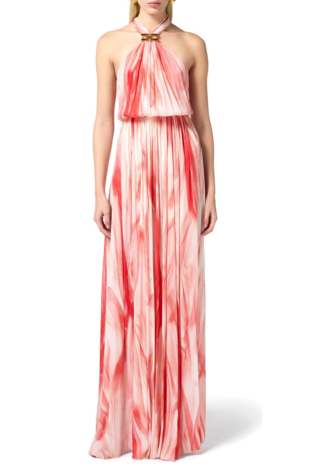  Elisabetta Franchi Abito Red Carpet Burro Red Passion Woman - 2