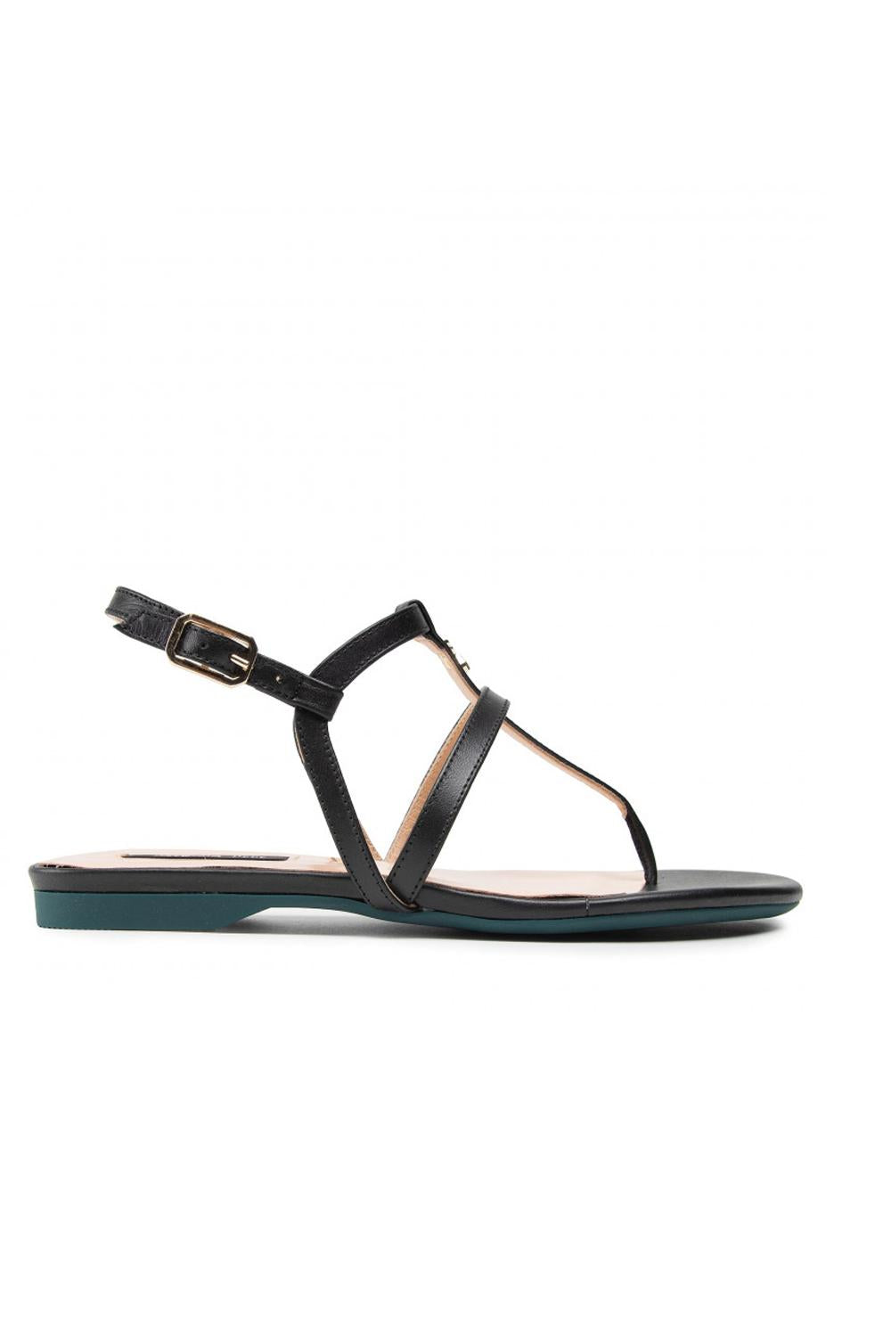  Patrizia Pepe Flat Sandal Nero Woman - 1