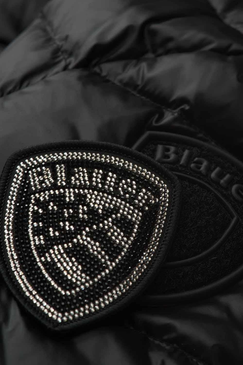  Blauer Piumino Trapuntato Colore Nero Woman - 4