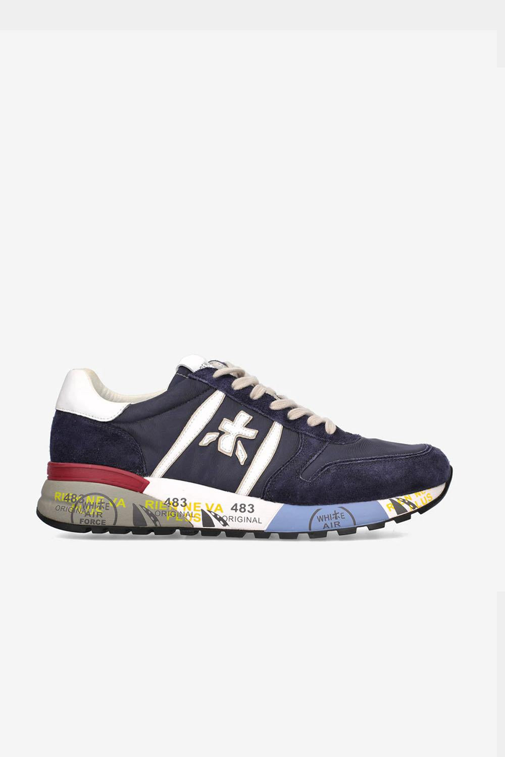  Premiata Sneakers Lander Navy Uomo - 1