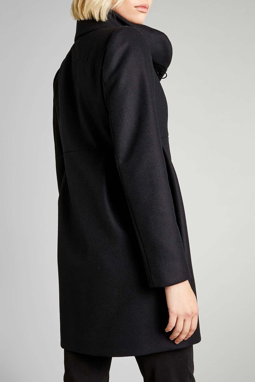  Fay Romantic Coat Black Woman - 2