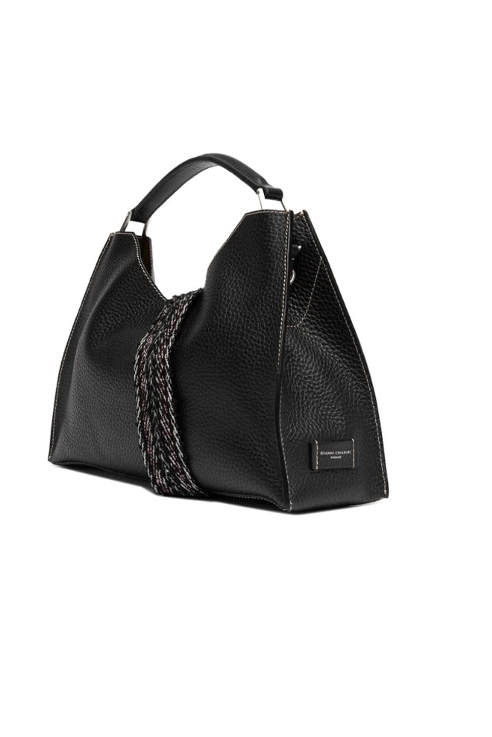  Gianni Chiarini Borsa Aurora Large Nero Castoro Woman - 2