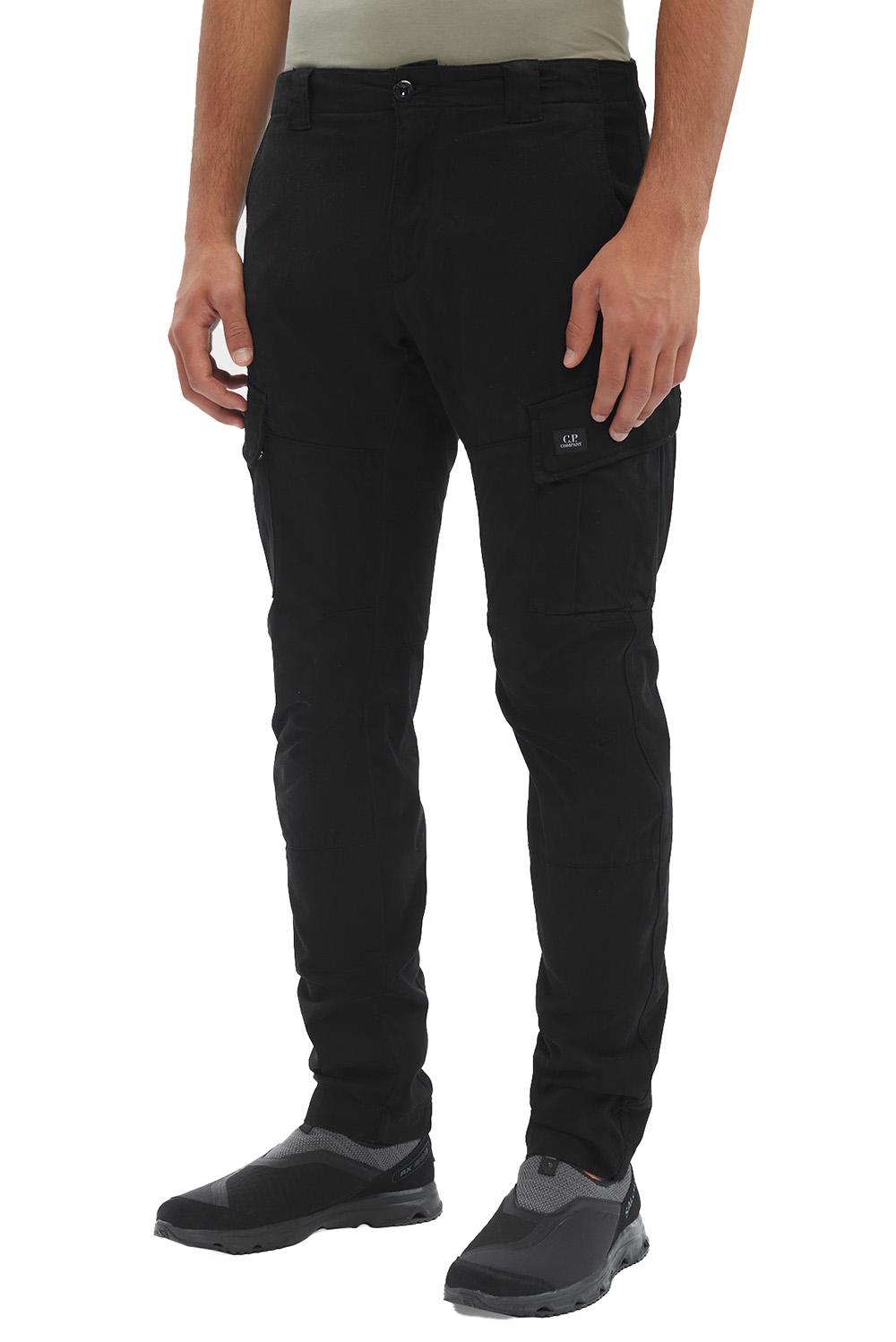  Cp Company Cargo Pants Ergonomic Fit Black Uomo - 2