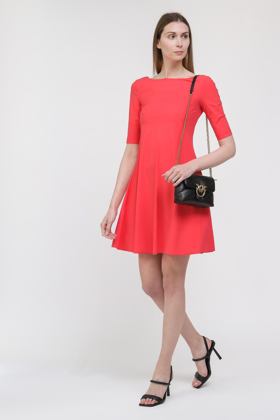  Patrizia Pepe Abito Jersey Red Woman - 4
