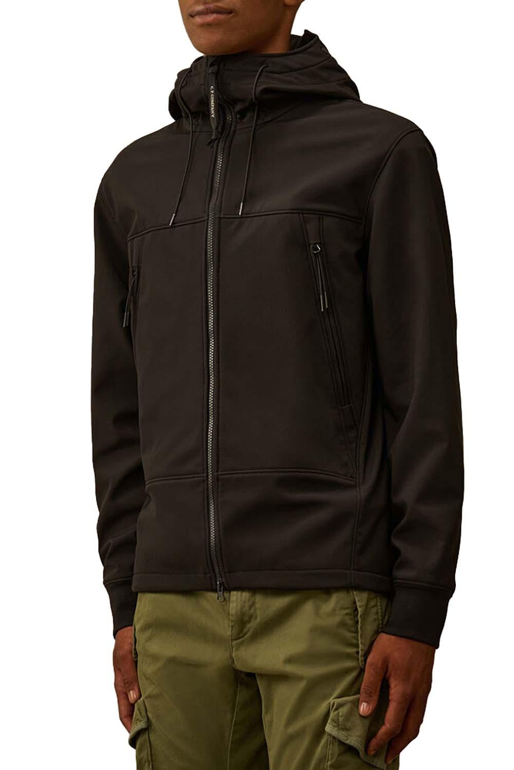 Cp Company Shell-r Goggle Jacket Black Uomo - 2