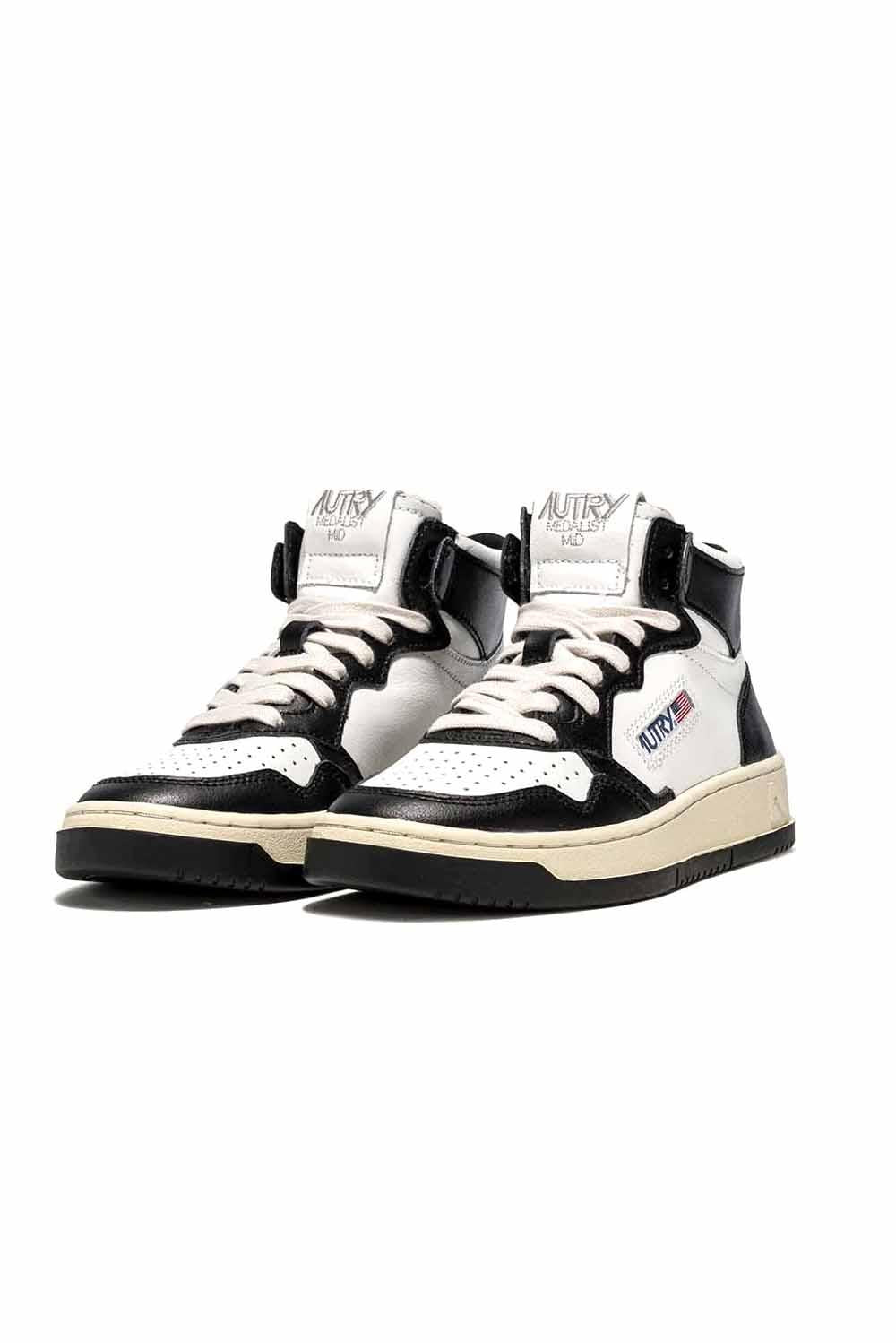  Autry Sneakers Medalist High Wht-black Woman - 2