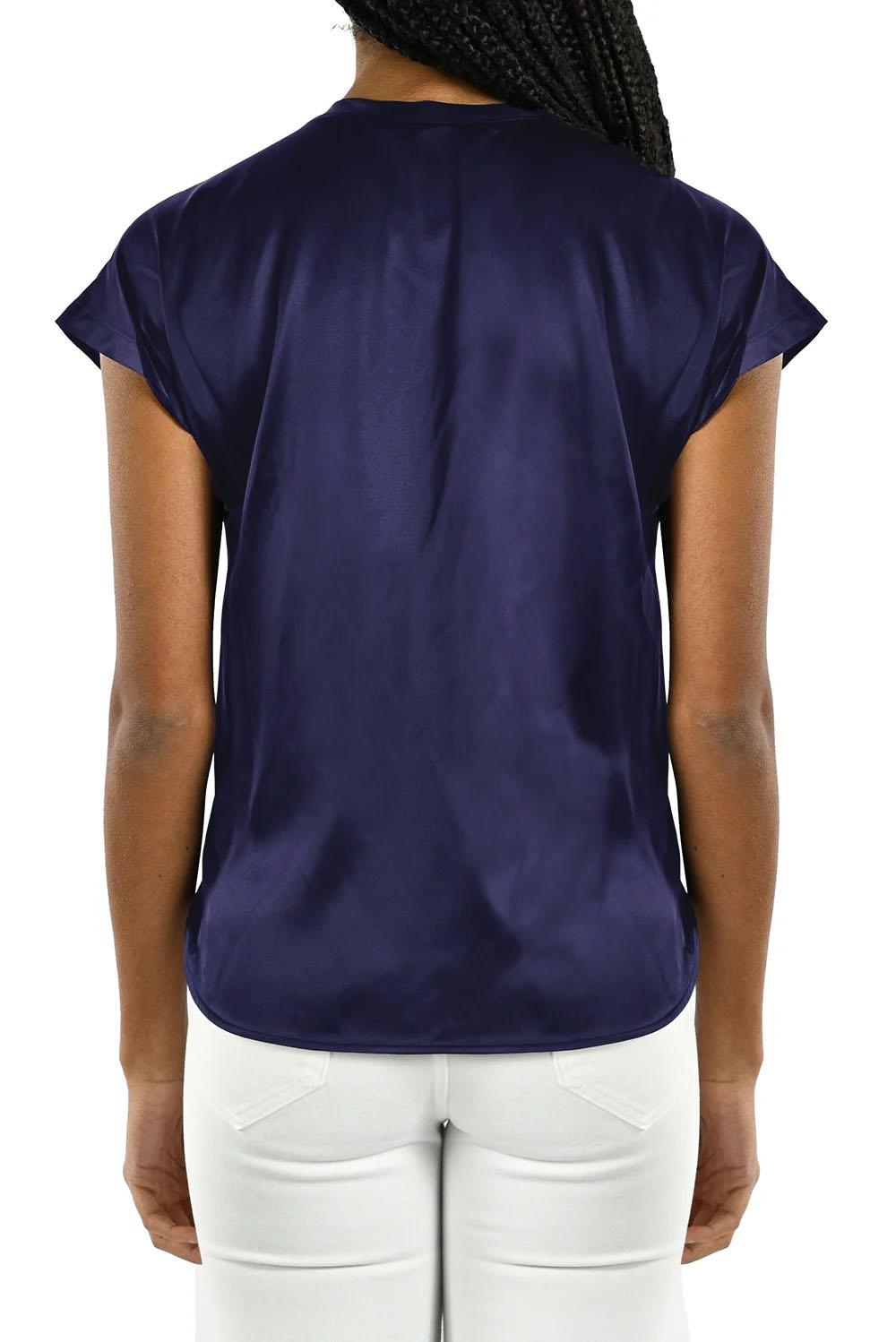  Pinko Blusa Farida Blu Abisso Woman - 4