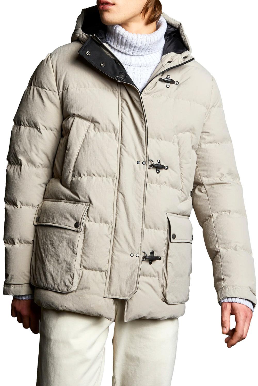  Fay Piumino Double Front Beige Uomo - 2