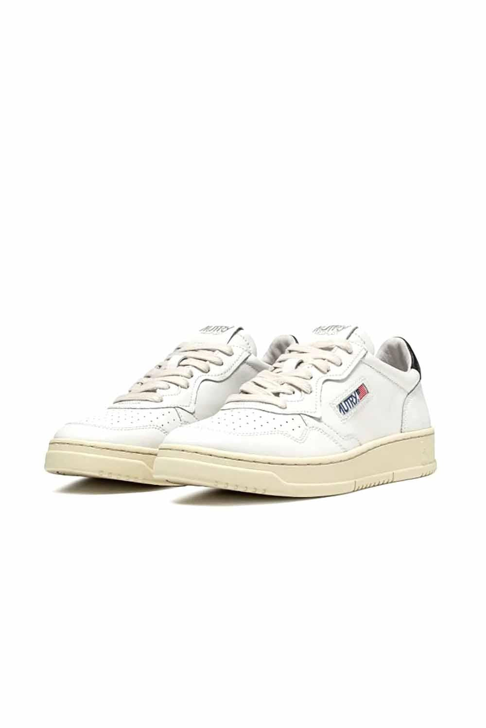  Autry Sneakers Medalist Low Wht-blk Woman - 6