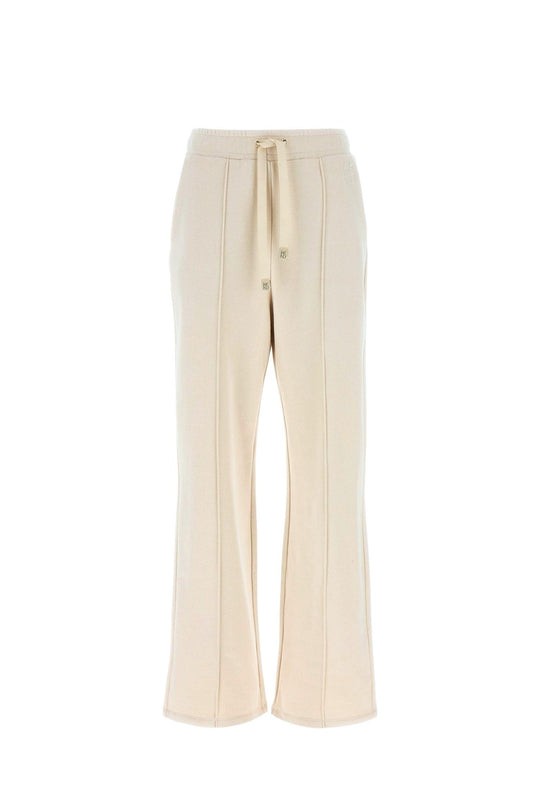 Pantalone in felpacolore ecru