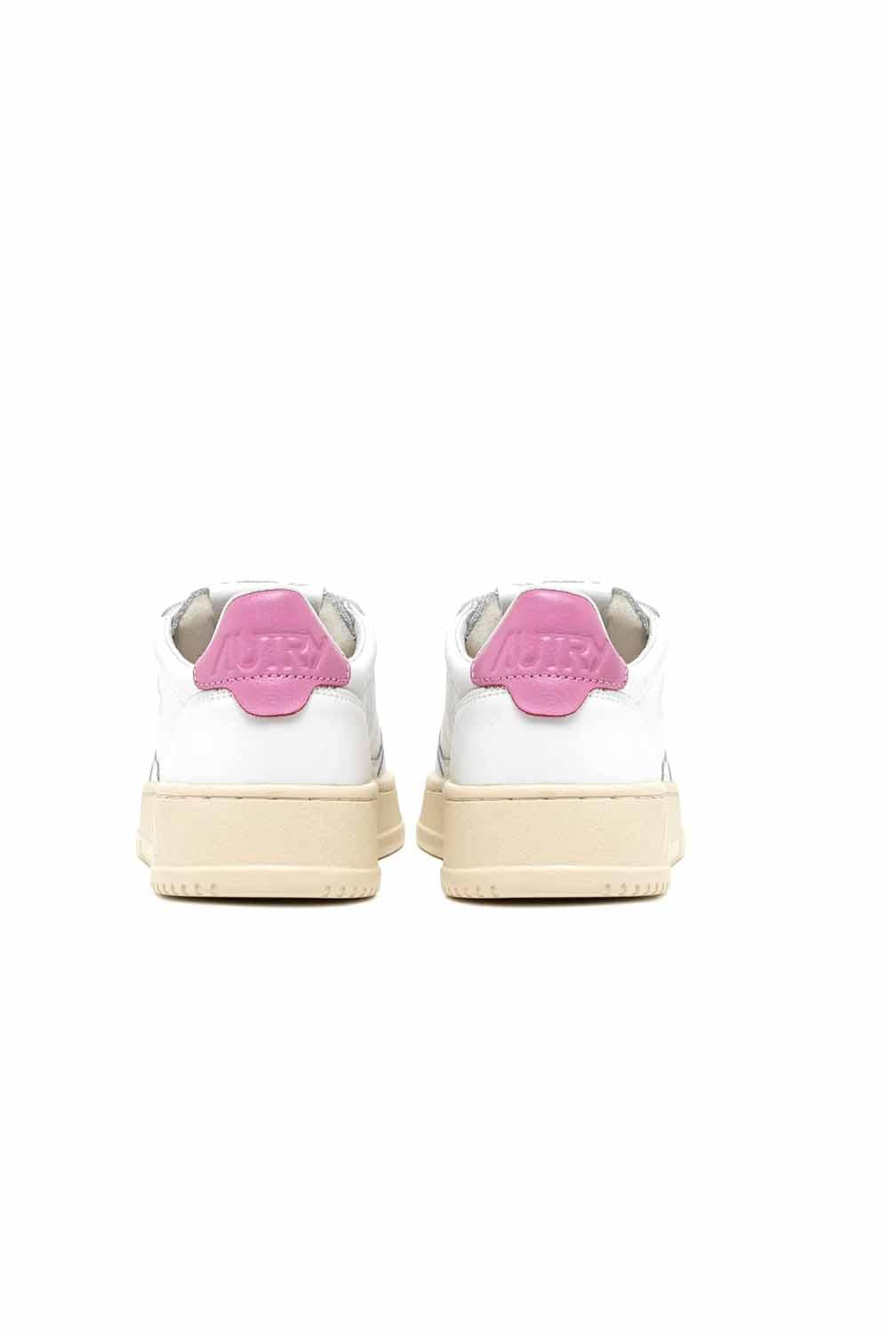  Autry Sneakers Medalist Low Wht-mauve Woman - 3