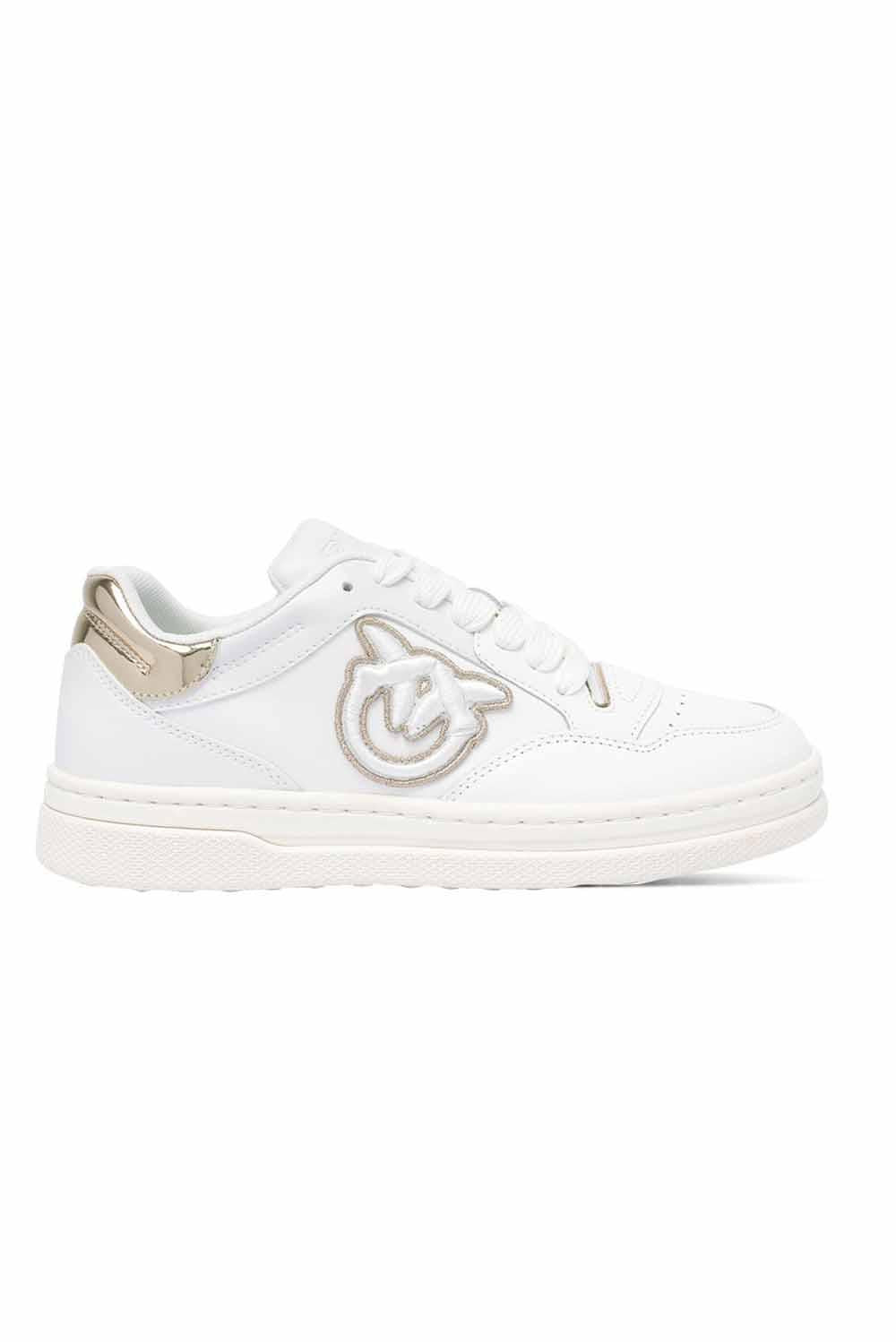  Pinko Sneakers Mandy White Platinum Woman - 1