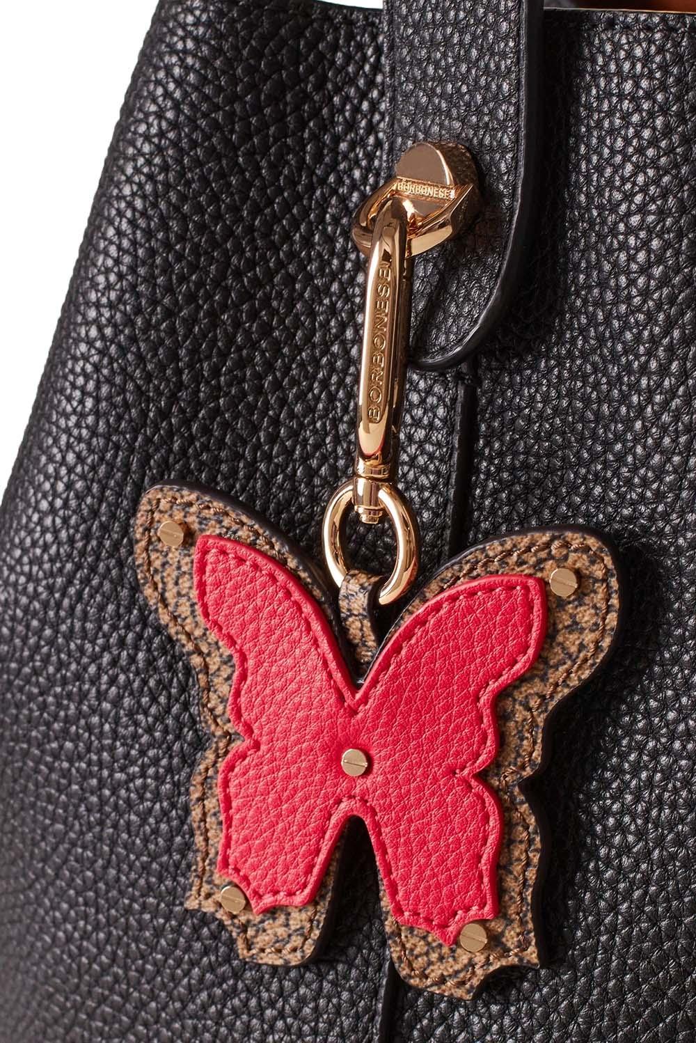  Borbonese Portachiavi Farfalla Rosso Woman - 2