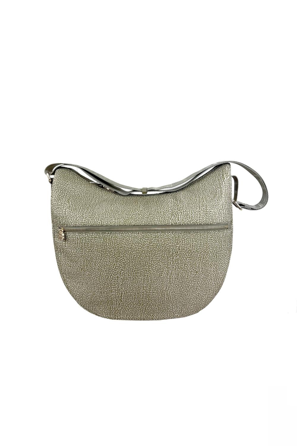  Borbonese Eco Line Luna Bag Medium Olive Woman - 1