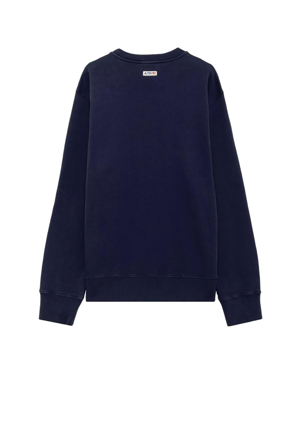  Autry Felpa Girocollo Blu Uomo - 2