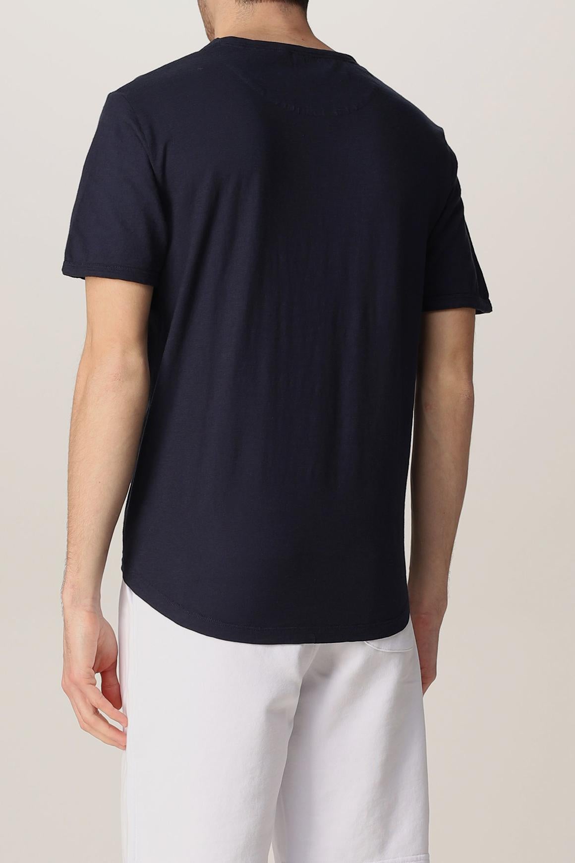  Sun 68 Sun68 T-shirt Round Navy Uomo - 2