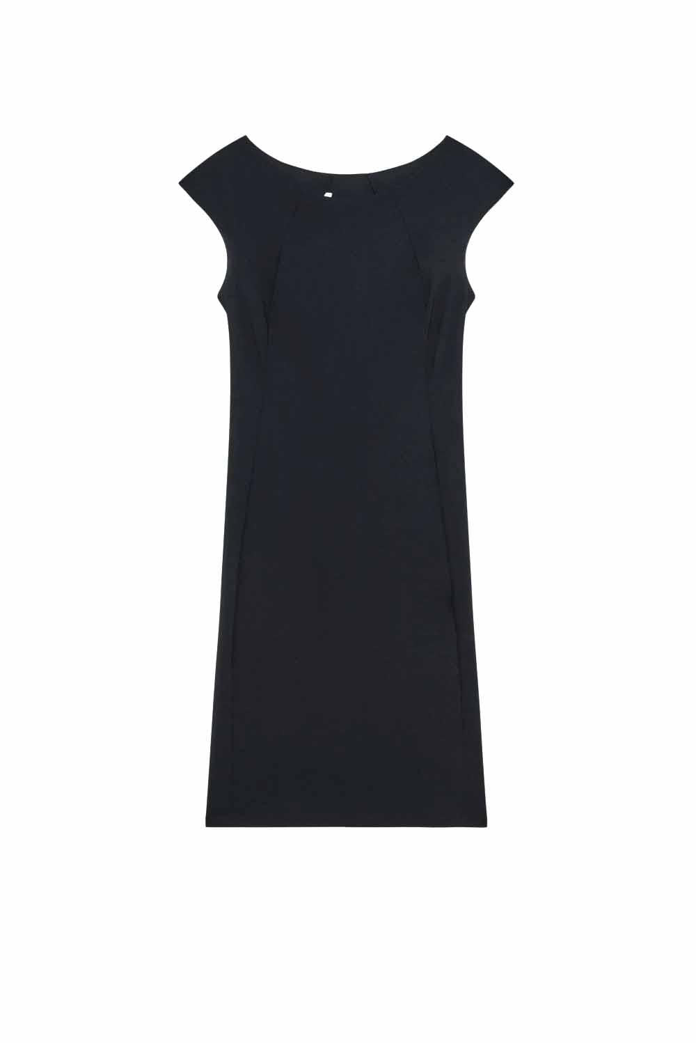  Patrizia Pepe Short Sheath Dress Nero Woman - 1