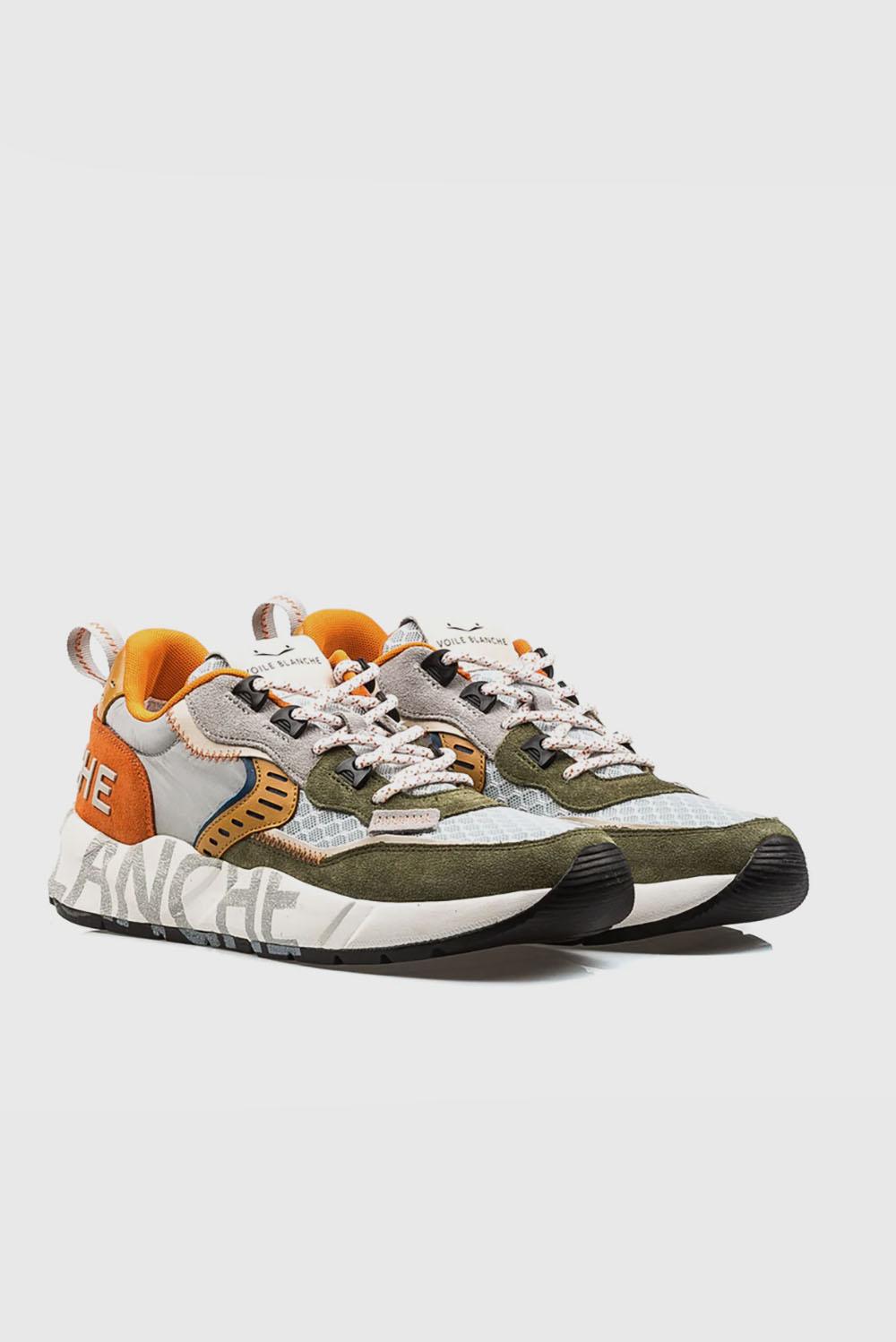  Voile Blanche Sneaker Club01 Verde Uomo - 2