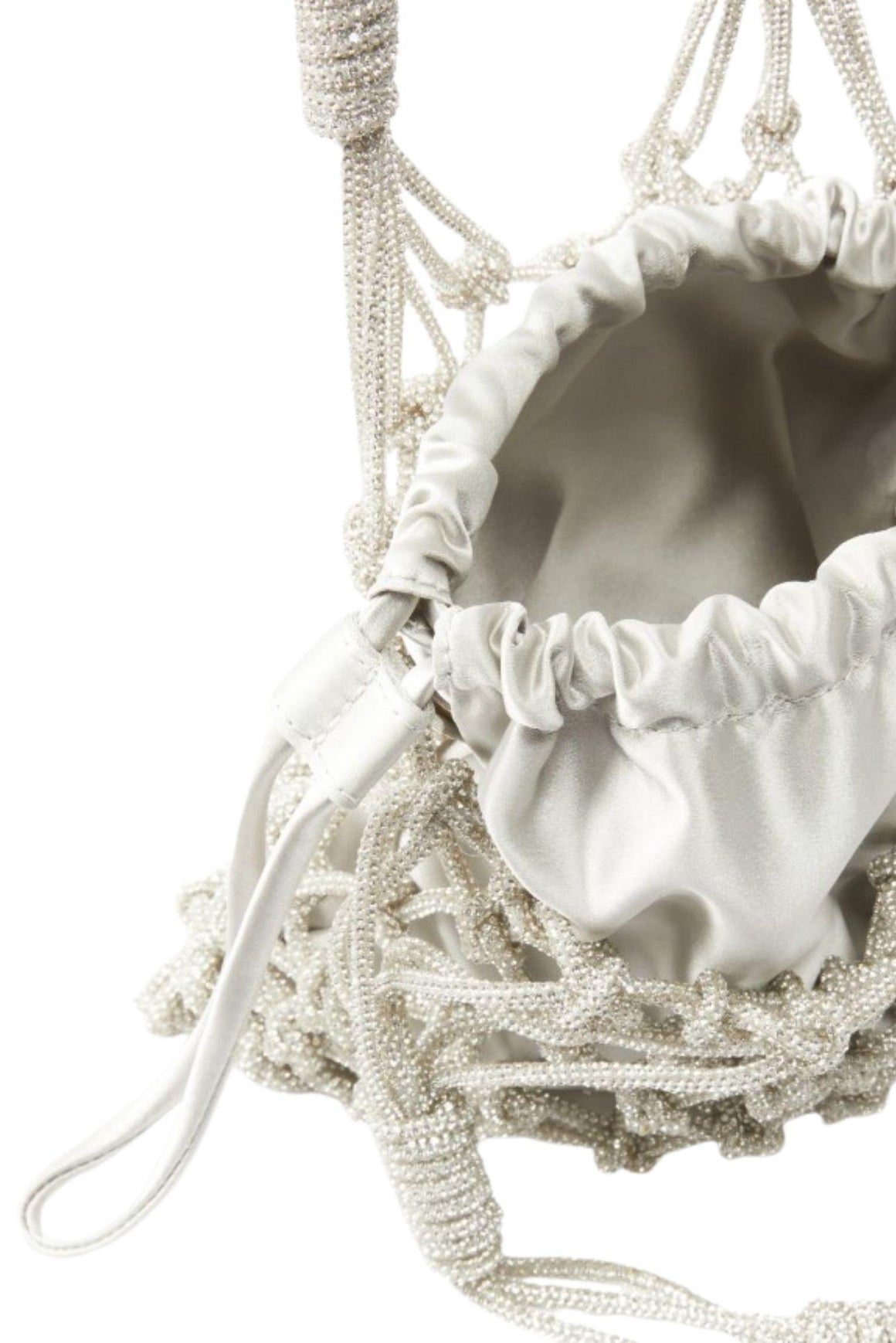  Pinko Borsa A Spalla Piccola Con Micro Strass Argento Woman - 5