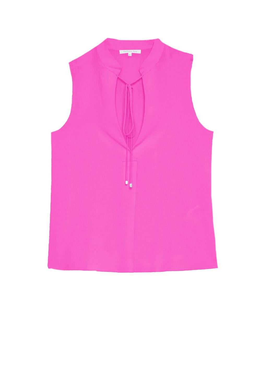  Patrizia Pepe Camicia Senza Maniche Fuchsia Woman - 1