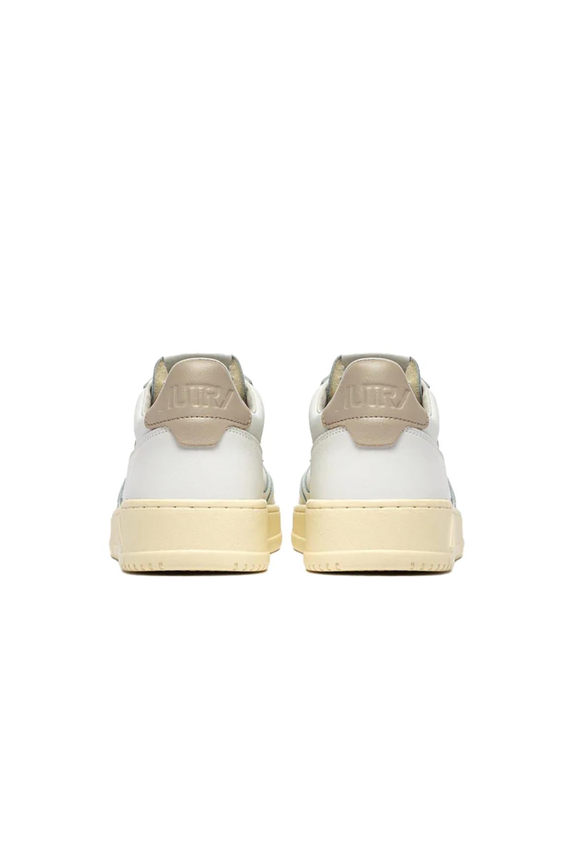  Autry Sneakers Medalist White Feather Gray Uomo - 3